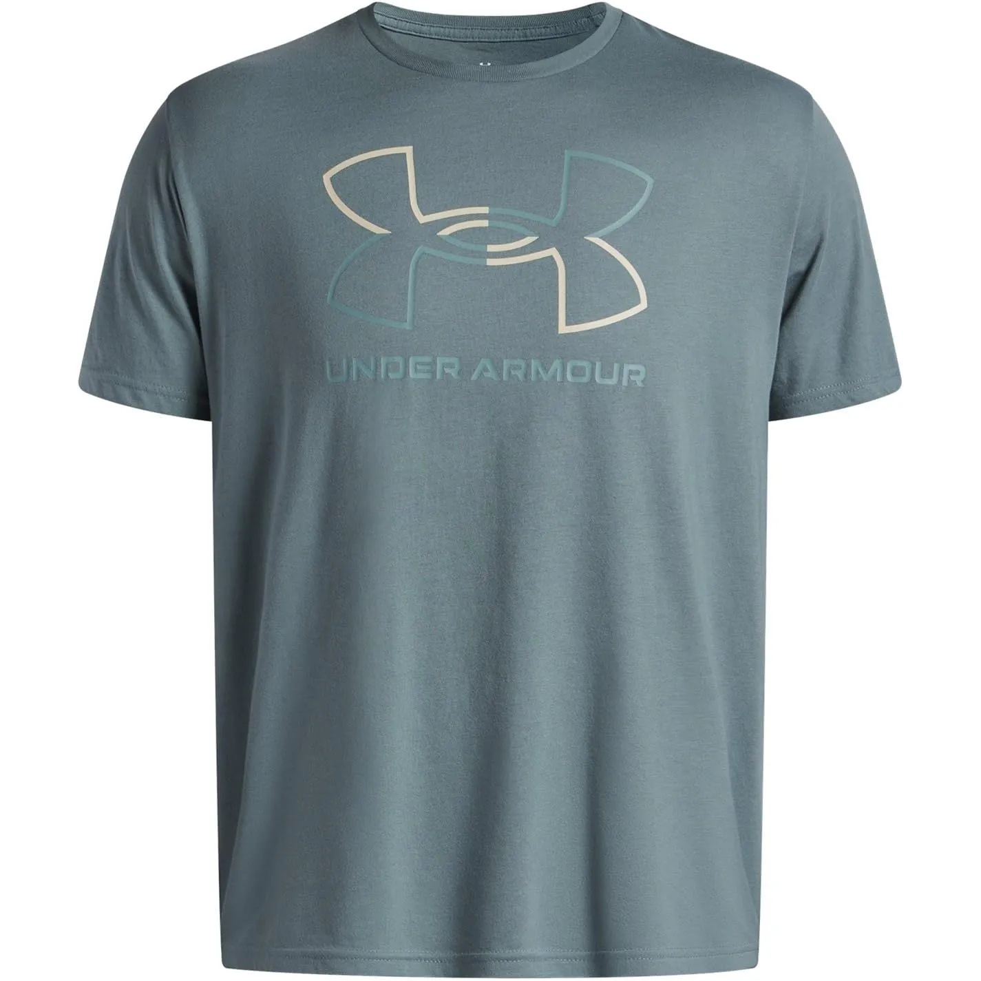 Under Armour Global Foundation Men's Short Sleeve T-Shirt, Blu Diaspro, Base Cachi, Serpentina, L - immagine 1