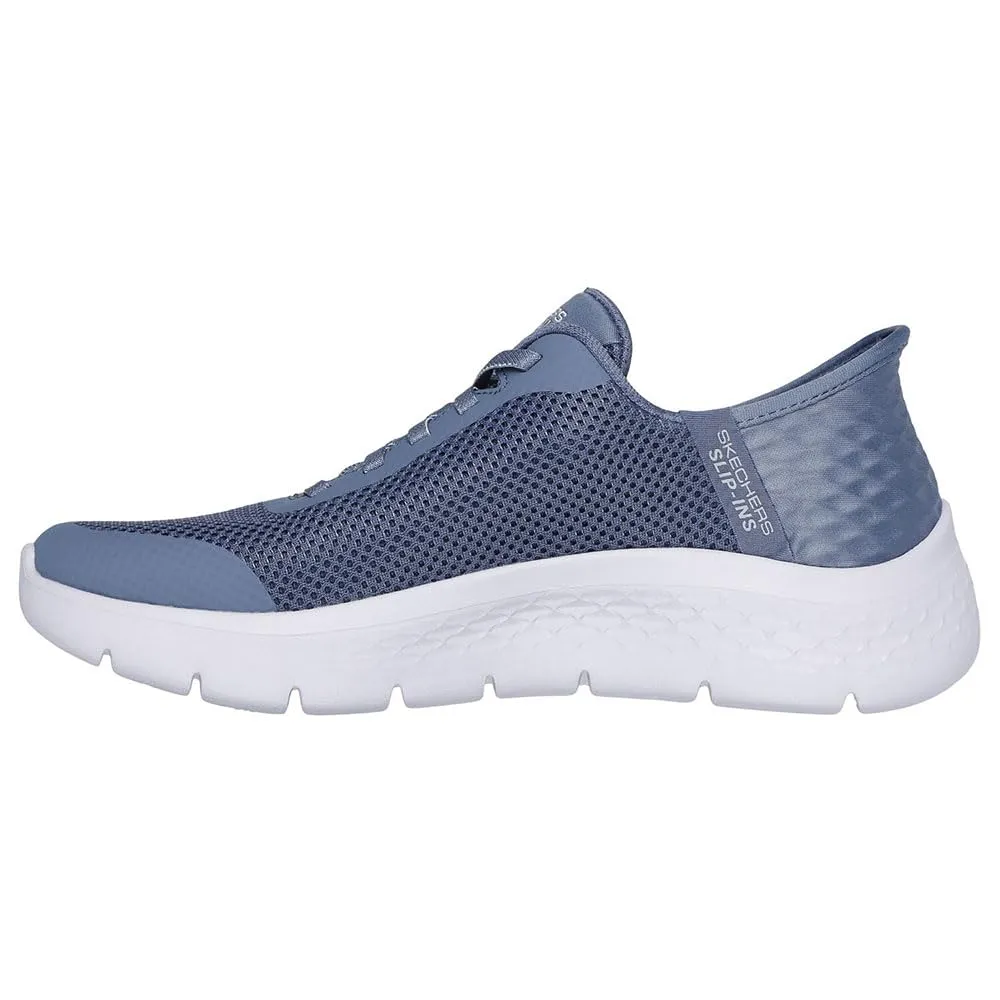 Skechers Go Walk Flex Grand Entry Trainers, Blue Textile/Trim, 39 EU - immagine 5