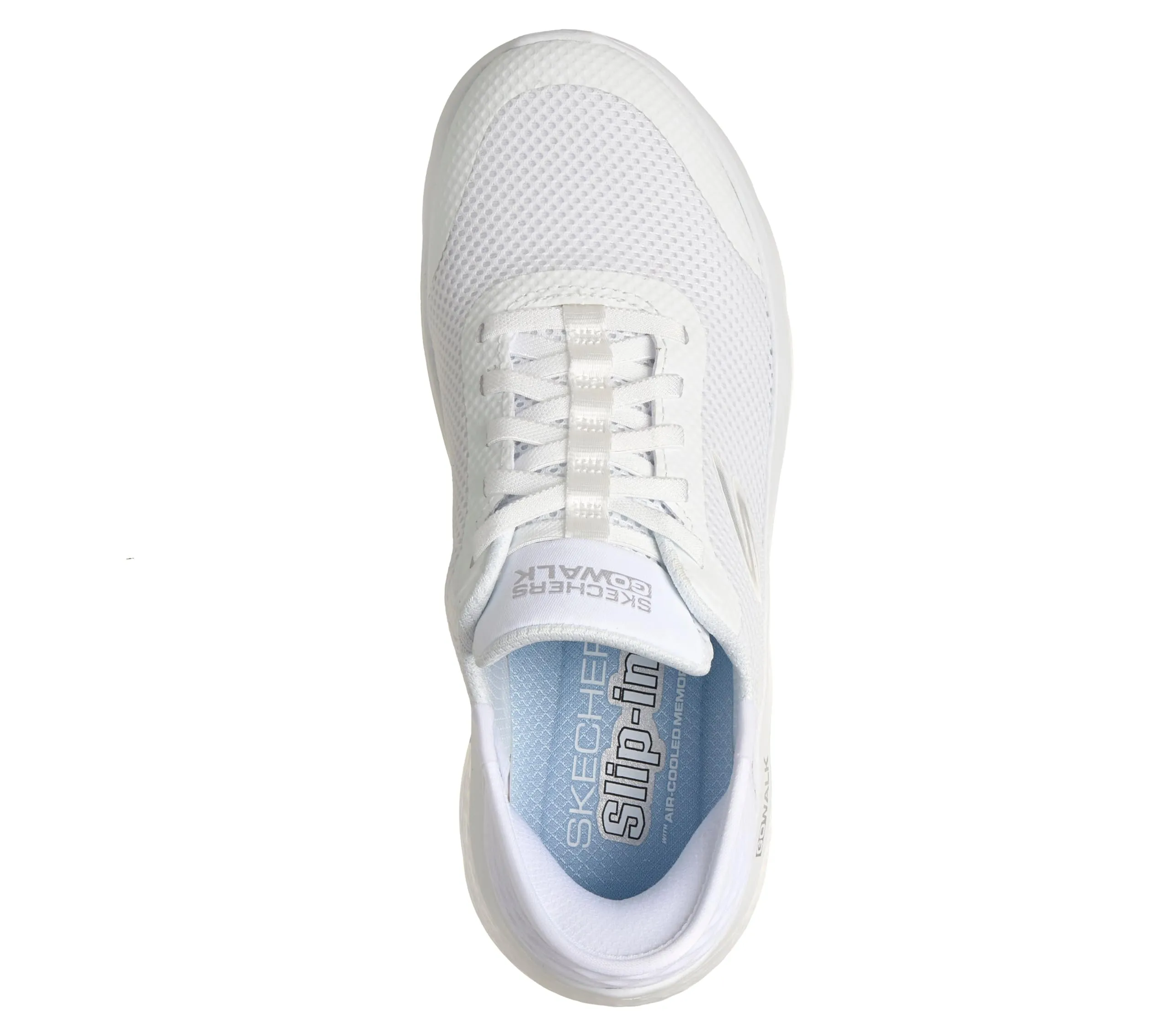 Skechers Go Walk Flex Grand Entry Trainers, White Textile/Trim, 38.5 EU - immagine 3