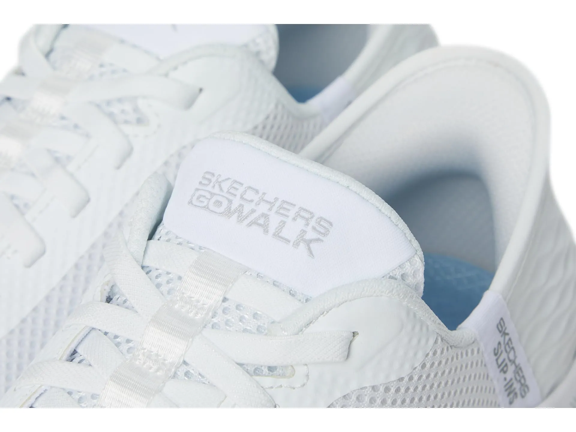 Skechers Go Walk Flex Grand Entry Trainers, White Textile/Trim, 38.5 EU - immagine 5