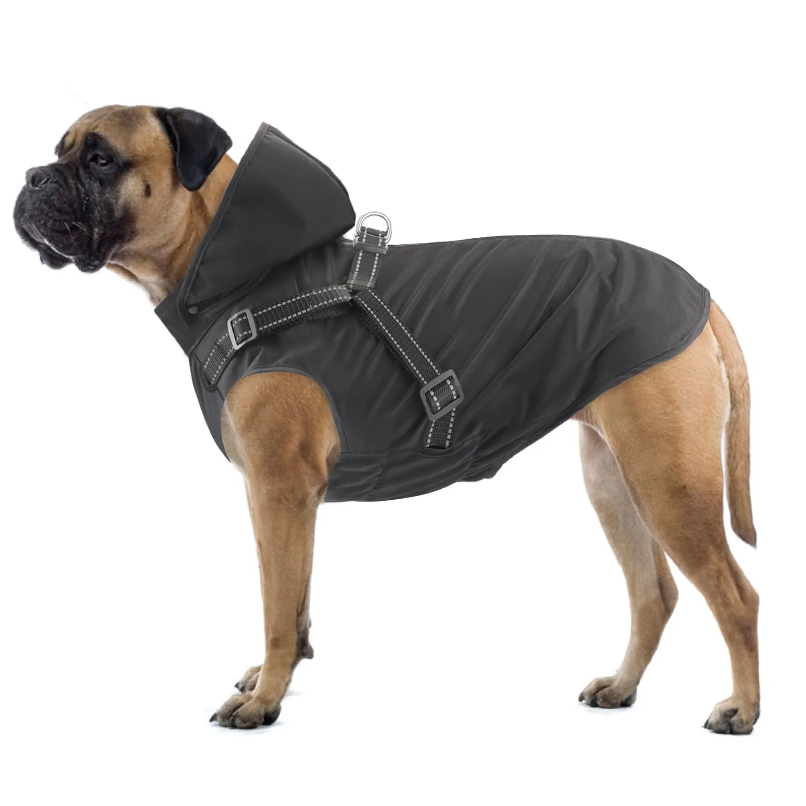 Mosucoirl Impermeabile per cani con cappuccio - immagine 1