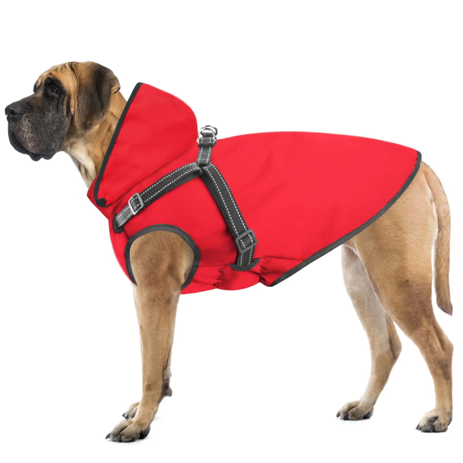Mosucoirl Impermeabile per cani con cappuccio - immagine 1