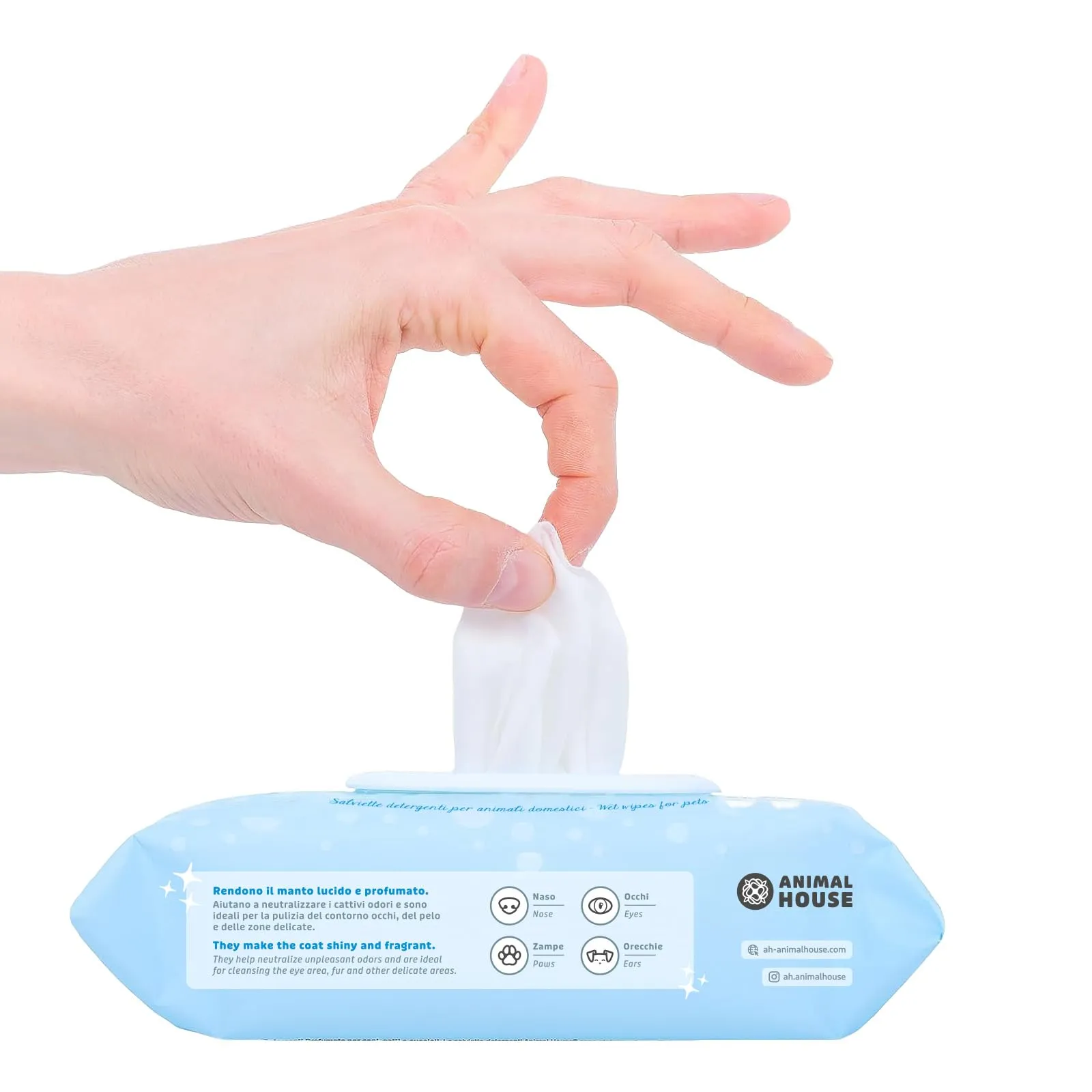 Animal House Salviette all’Aloe Vera per Cani e Gatti, 35 pz - immagine 7