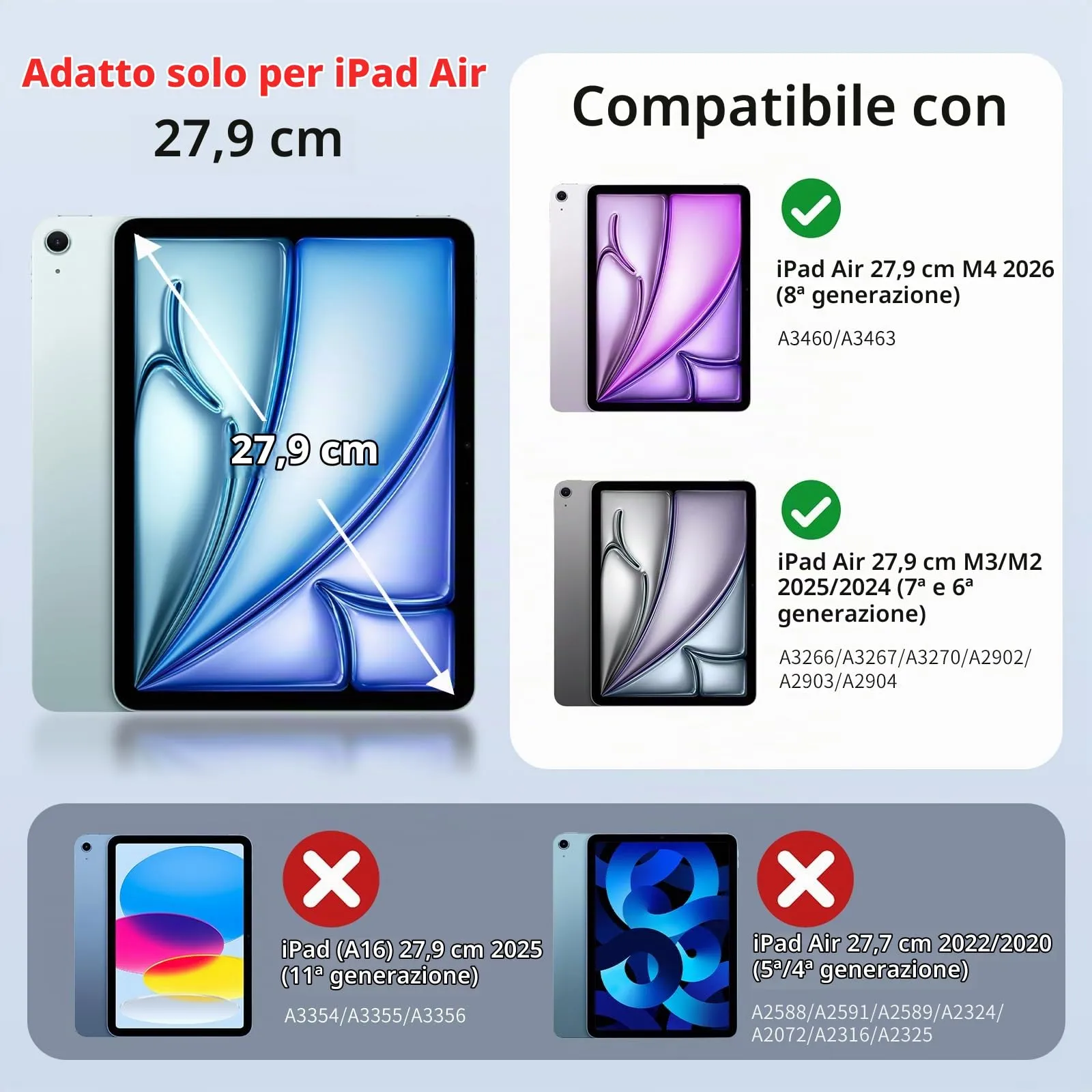 MoKo Pellicola Effetto Carta per iPad Air 11 Pollici M4/M3/M2 (2 Pezzi) - immagine 2