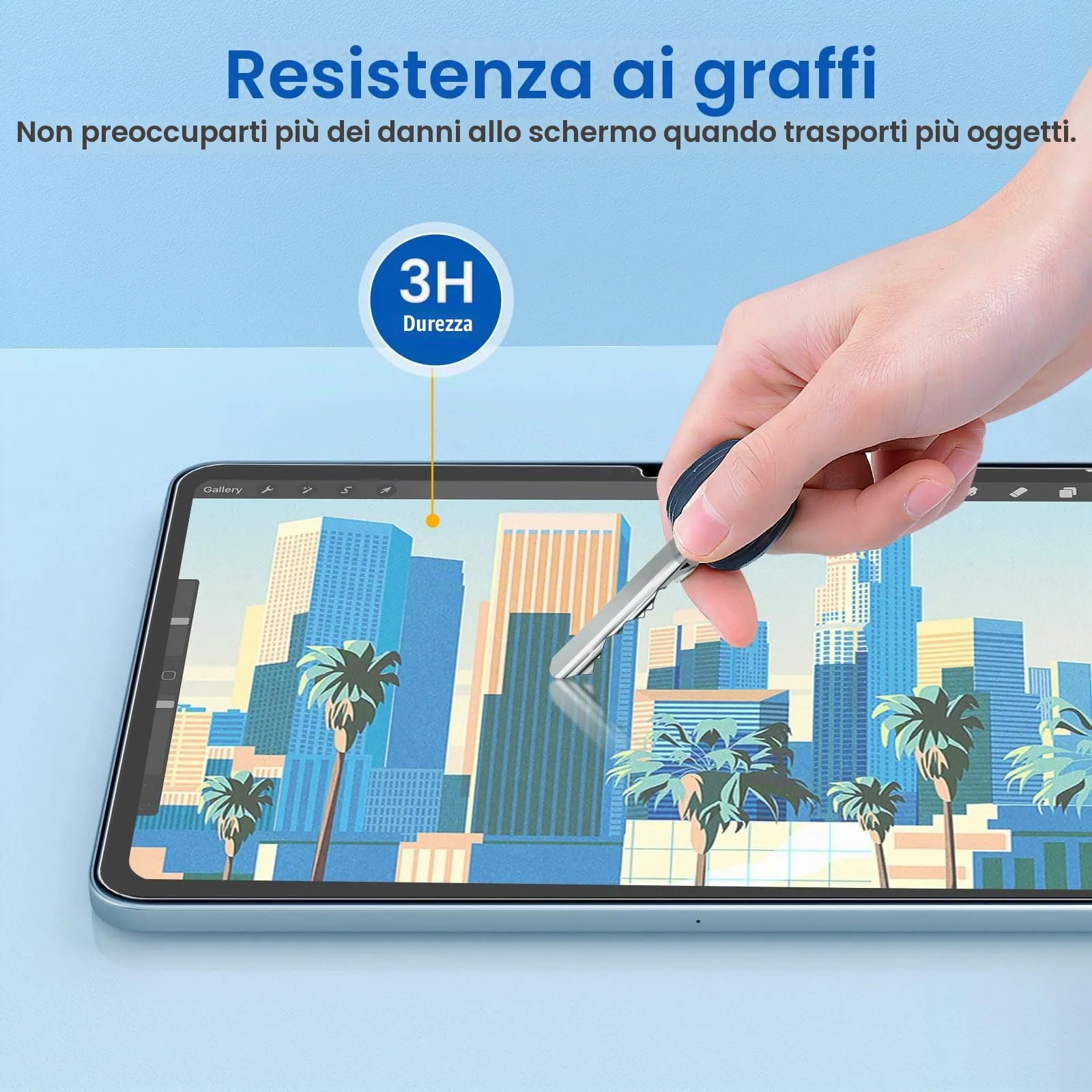 MoKo Pellicola Effetto Carta per iPad Air 11 Pollici M4/M3/M2 (2 Pezzi) - immagine 6