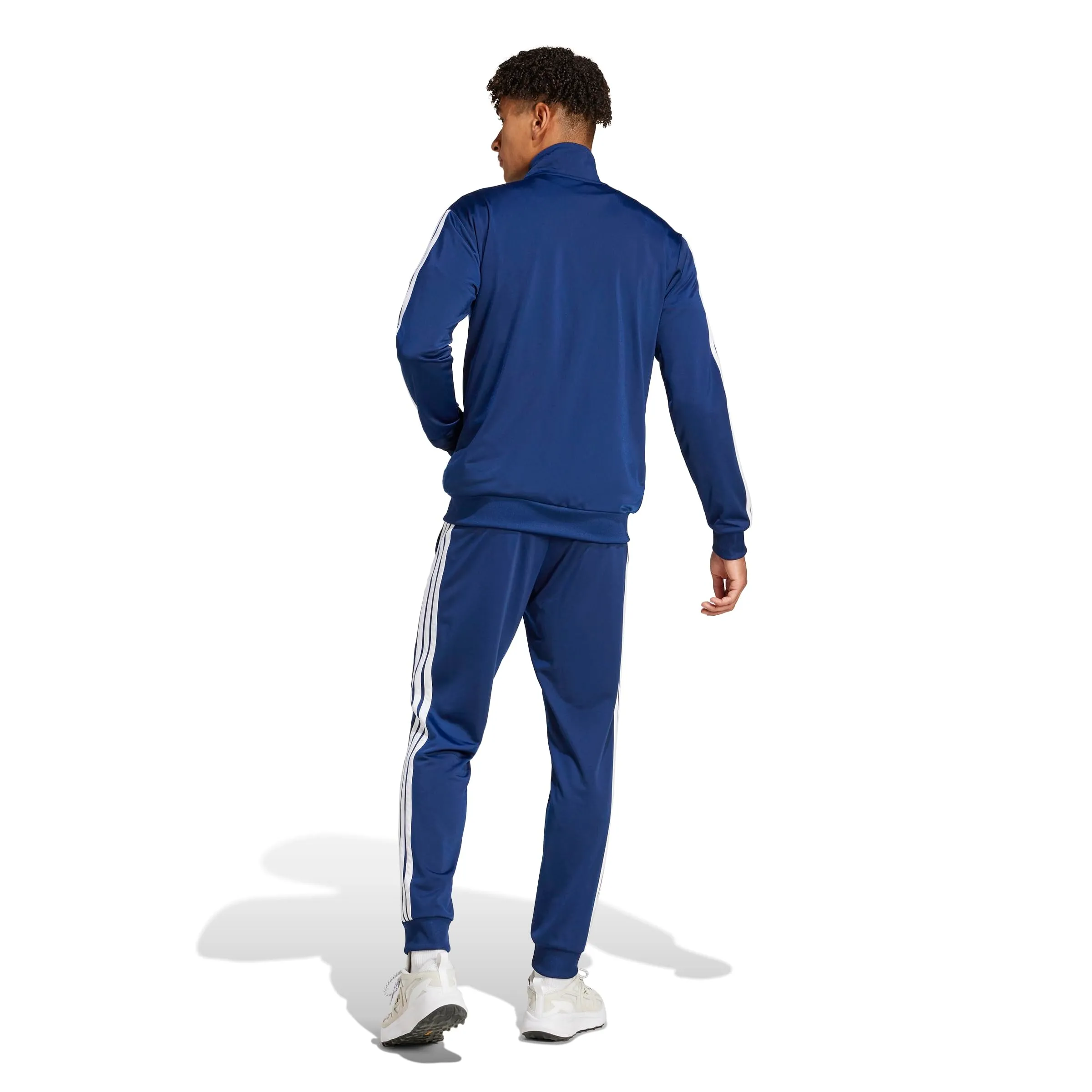 adidas Sportswear Basic 3 Stripes Tricot Track Suit, Dark Blue, L - immagine 4