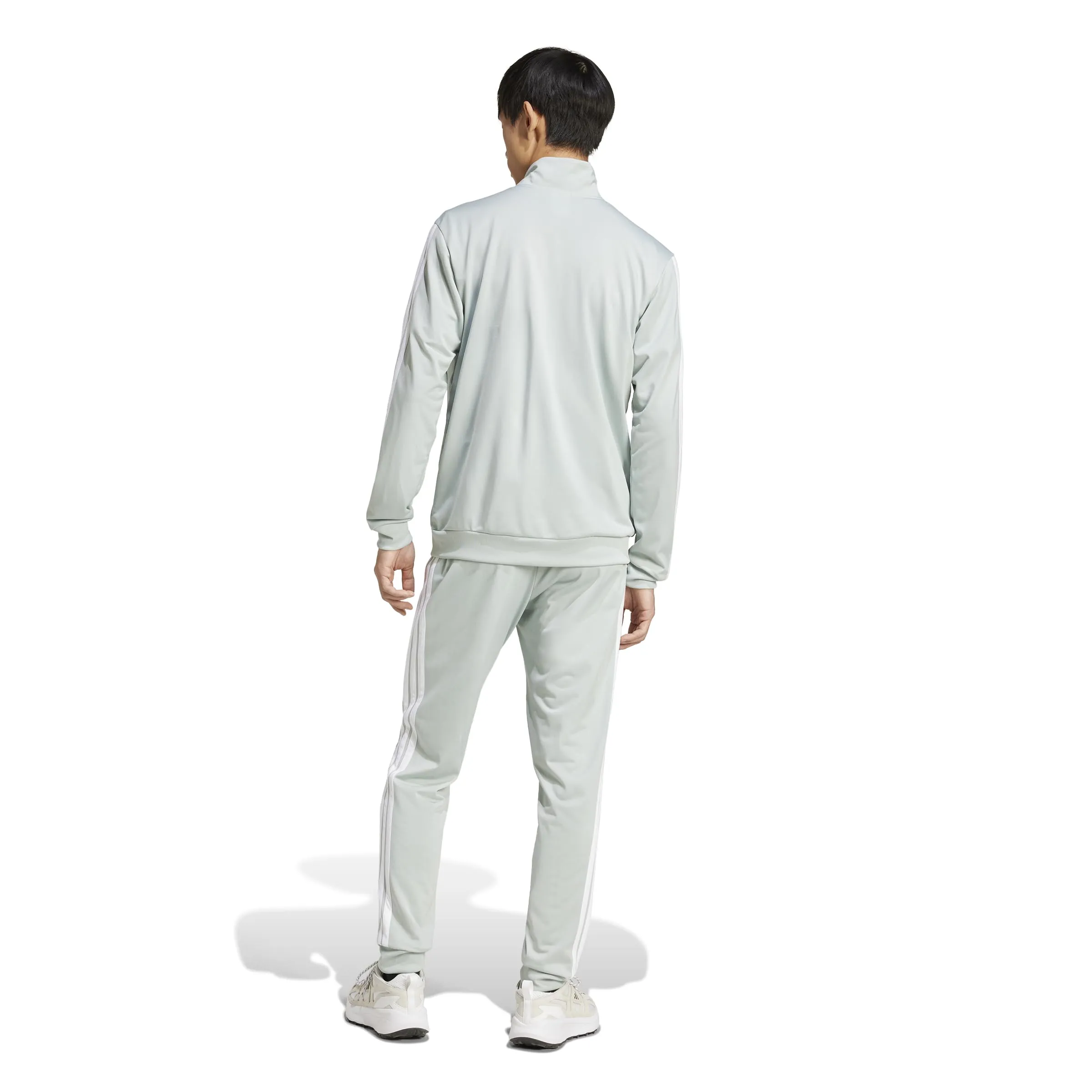 adidas Sportswear Basic 3 Stripes Tricot Tracksuit, Wonder Silver, XS - immagine 2