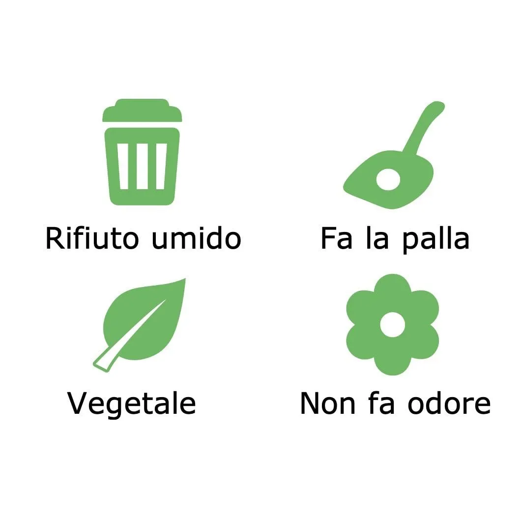 Siria Lettiera per Gatti Vegetale e Agglomerante 20L (Set 2 sacchi da 10L) - immagine 4