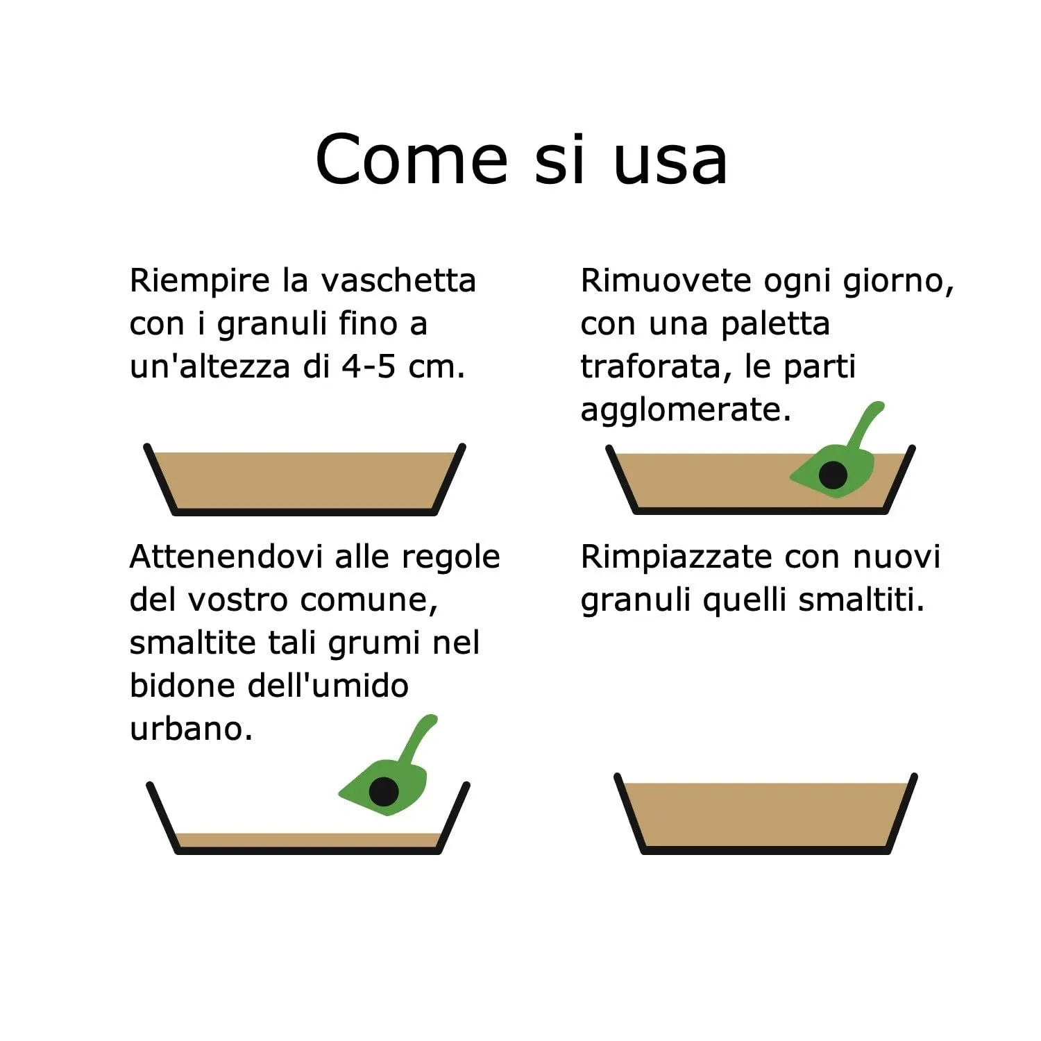 Siria Lettiera per Gatti Vegetale e Agglomerante 20L (Set 2 sacchi da 10L) - immagine 6