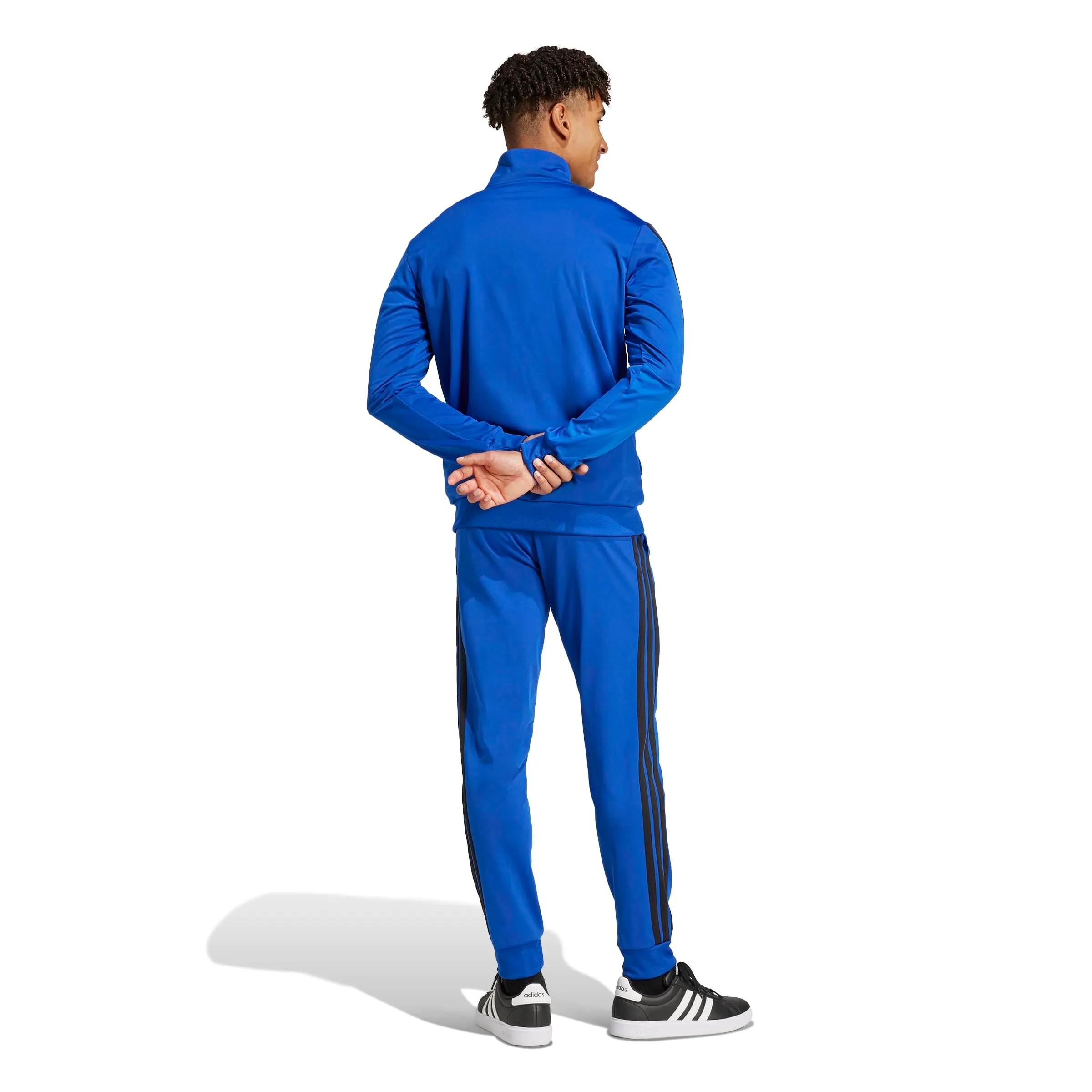 adidas Sportswear Basic 3 Stripes Tricot Track Suit - Team Royal Blue, XL - immagine 2