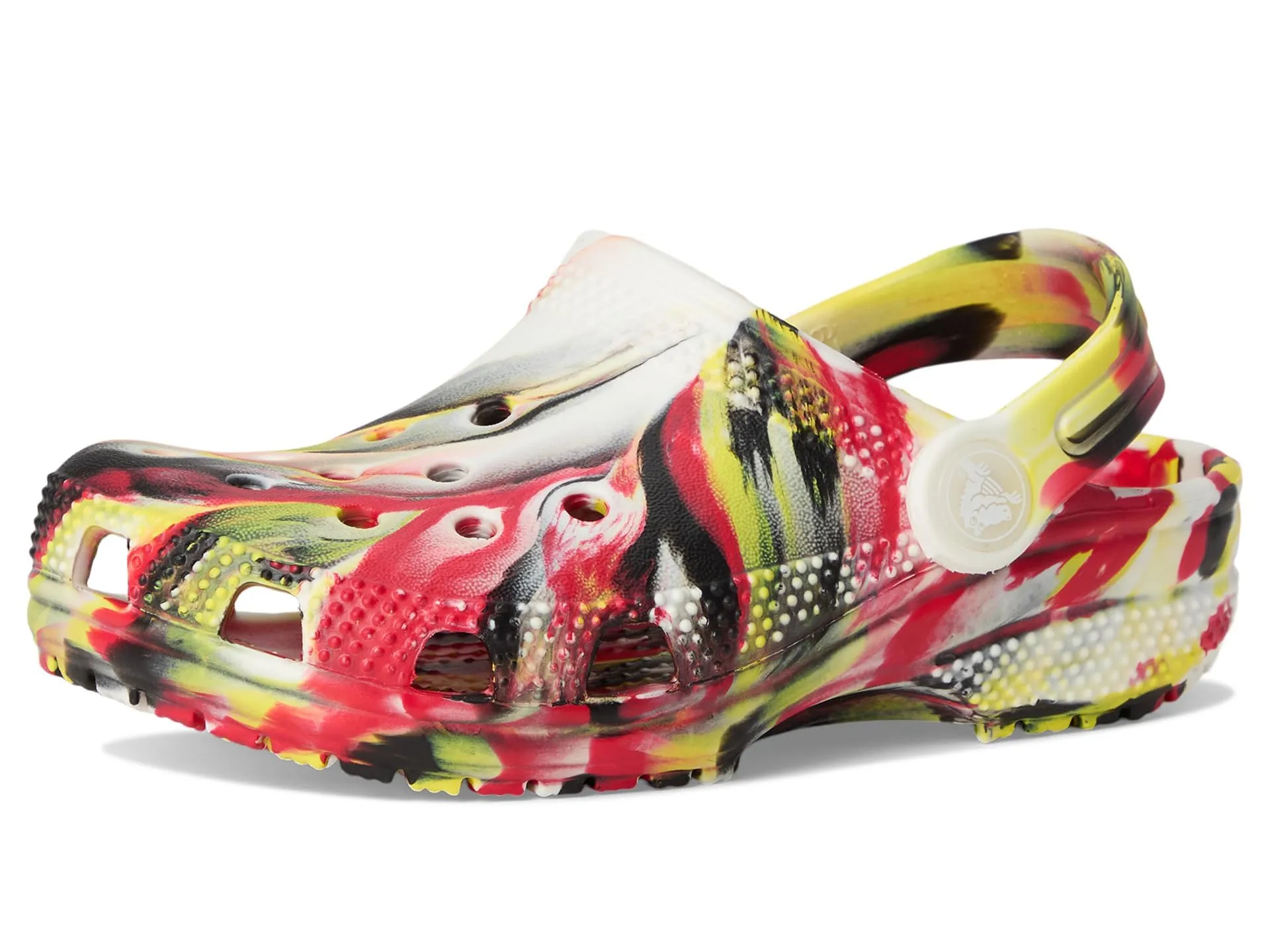 Crocs Classic Lined Clogs Unisex Adulti, Varsity Rosso/Multicolore, 7 Women/5 Men - immagine 7