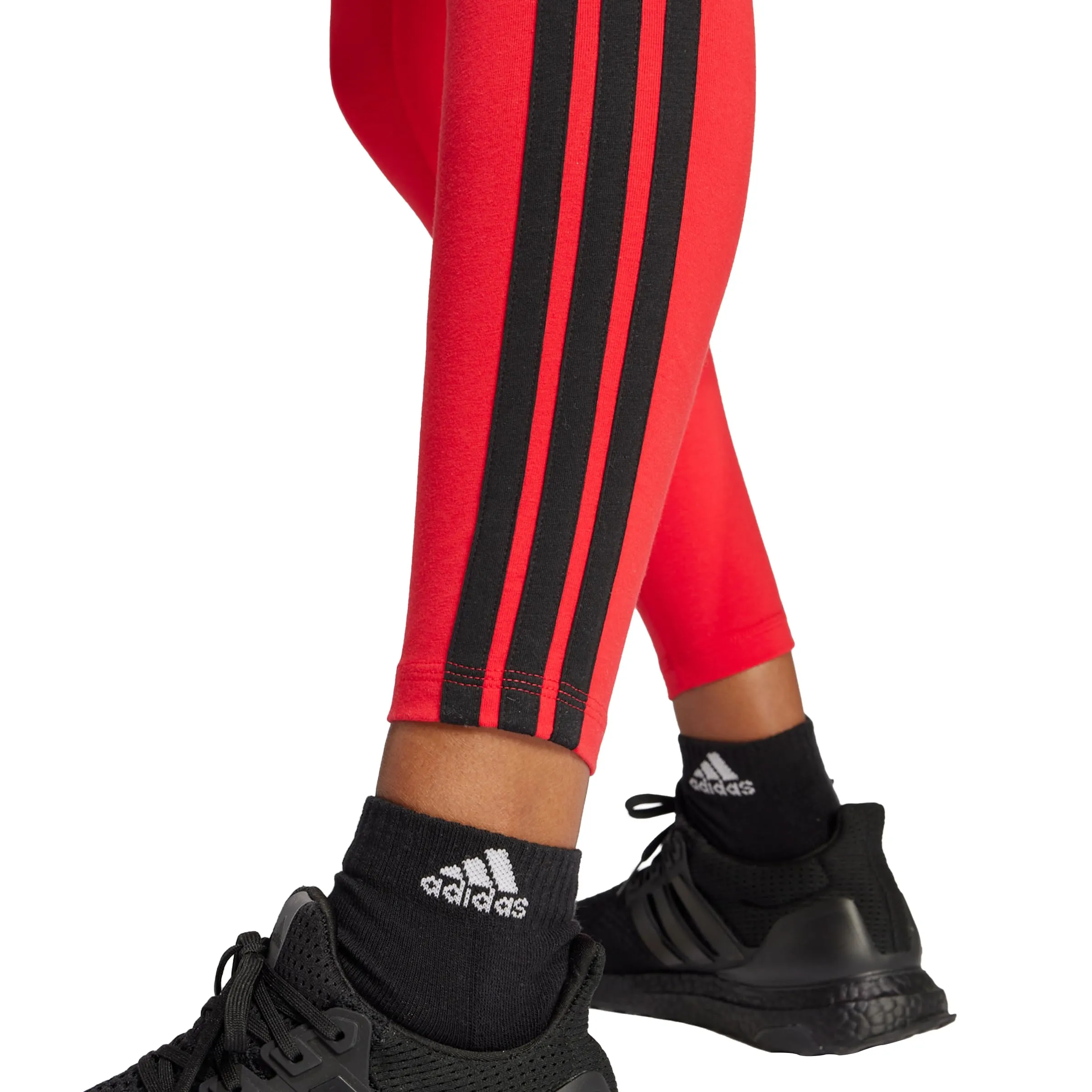 adidas Leggings Sportivi da Donna in Jersey a 3 Strisce, XS - immagine 6