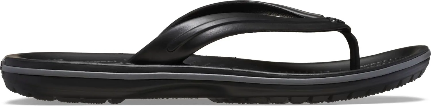 Crocs Crocband Flip Unisex Adult Flip-Flops, Black Slate Grey, 39/40 EU - immagine 1