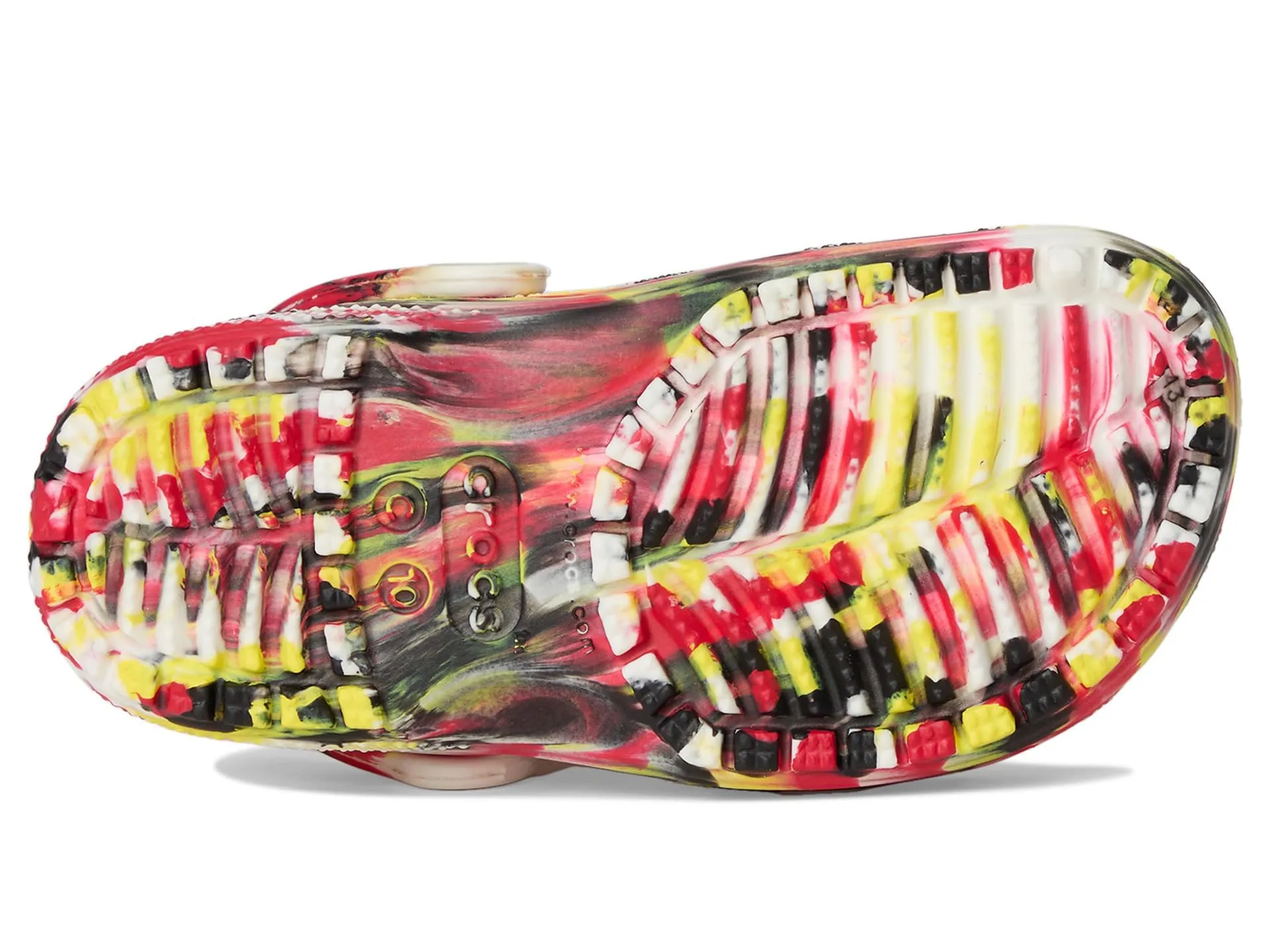 Crocs Classic Lined Clogs Unisex, Varsity Red/Multicolor, Women 10/Men 8 - immagine 3