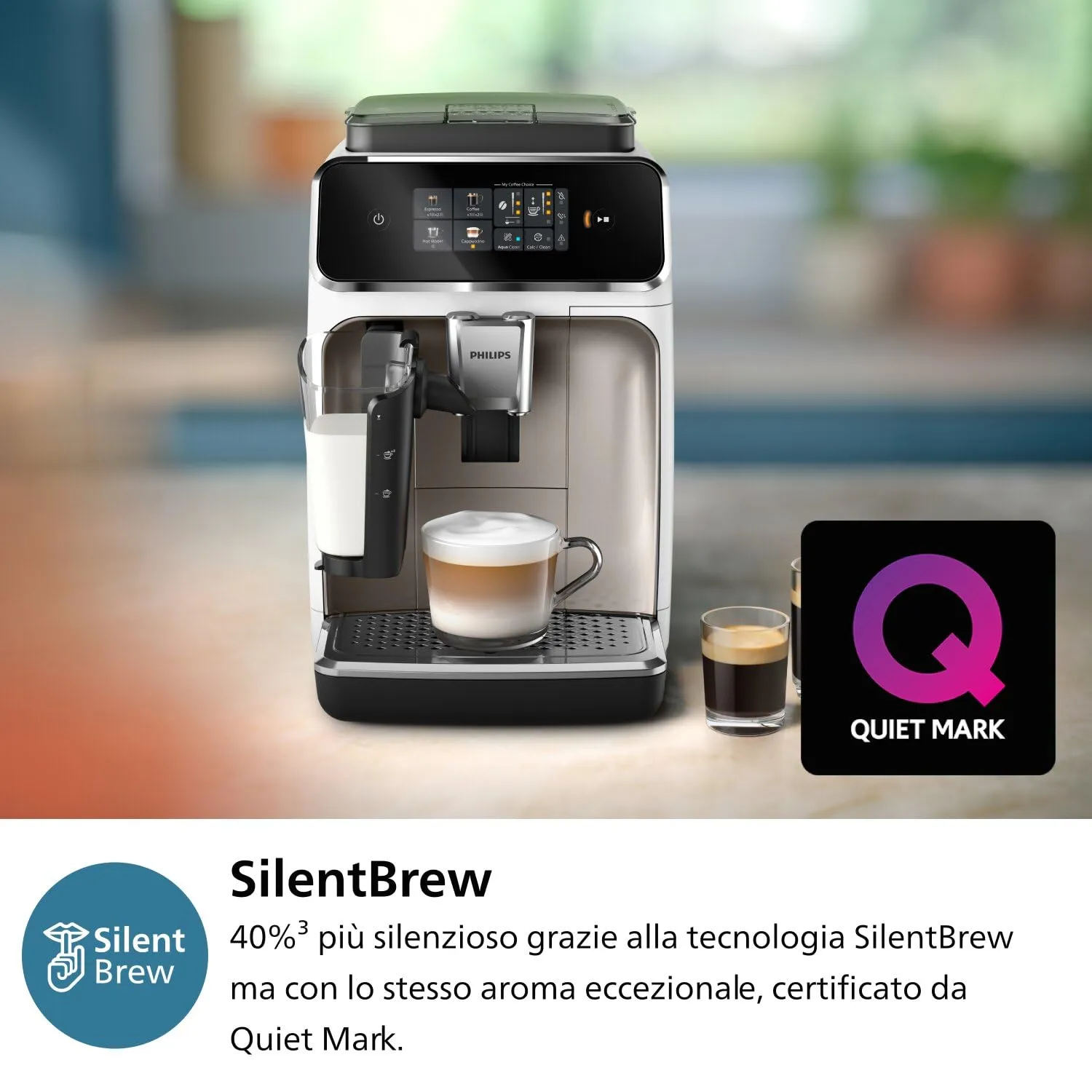 Philips 2300 Macchina Caffè Automatica LatteGo EP2333/40 - immagine 7