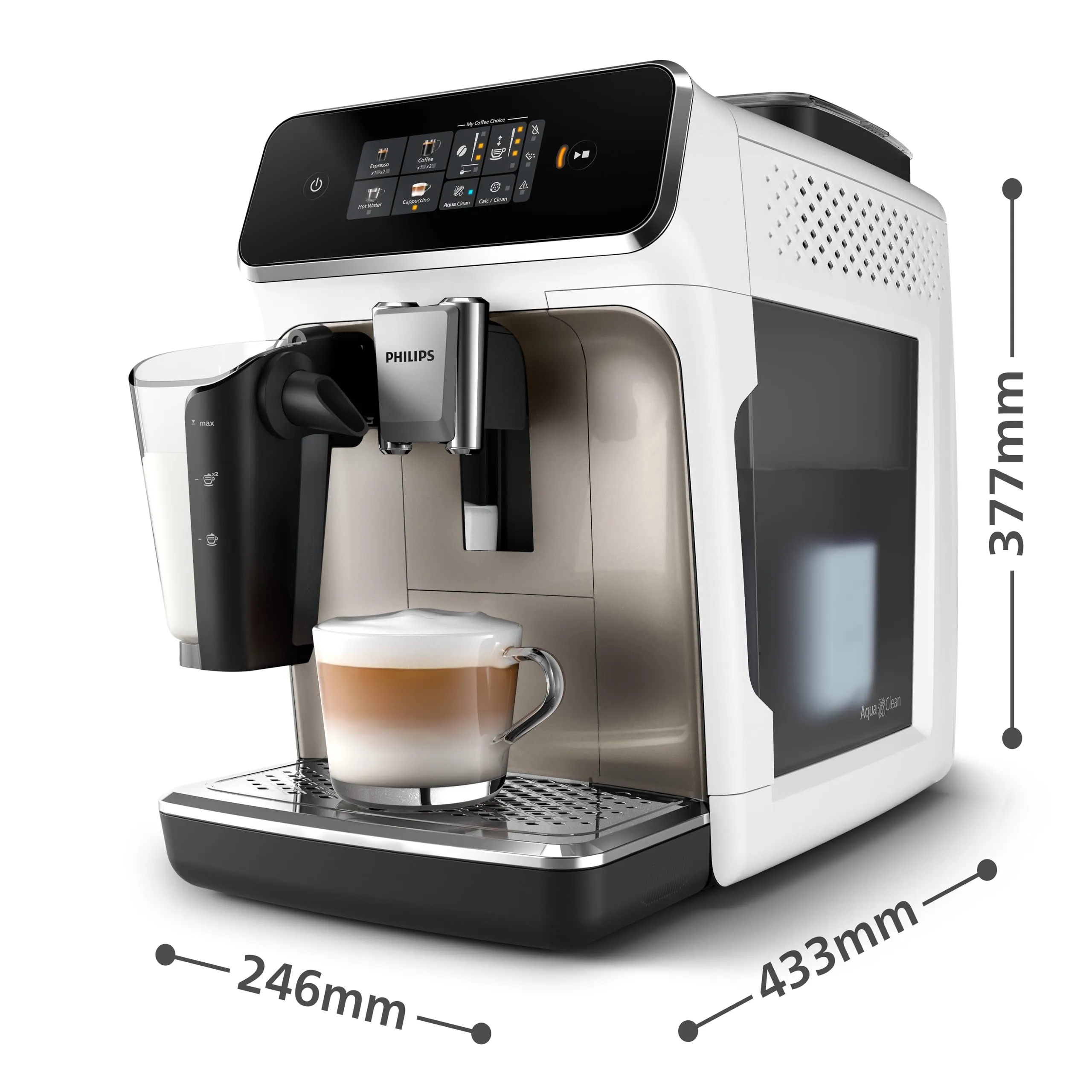 Philips 2300 Macchina Caffè Automatica LatteGo EP2333/40 - immagine 8