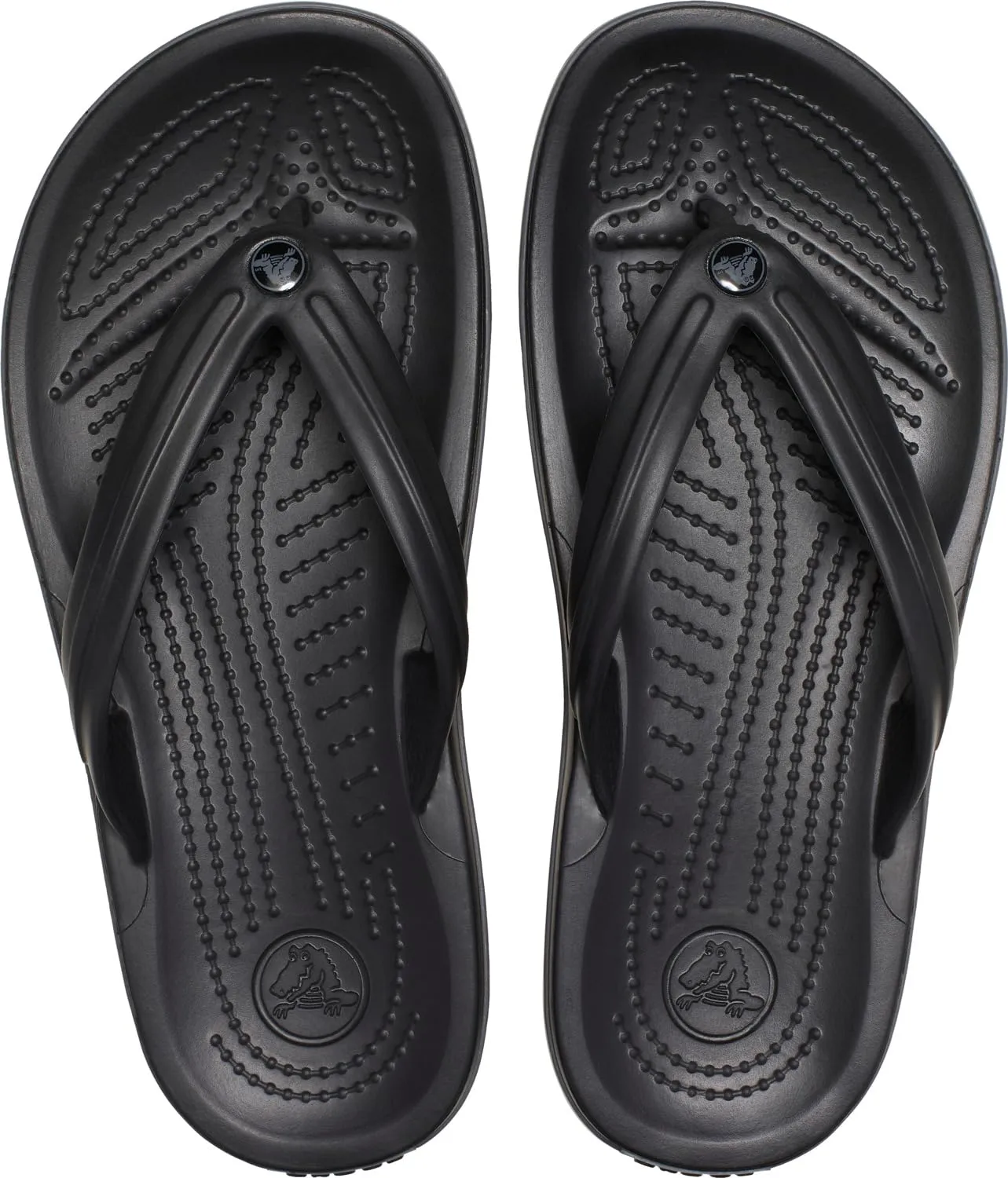 Crocs Crocband Flip Unisex Adult, Black Slate Grey, 41/42 EU - immagine 3