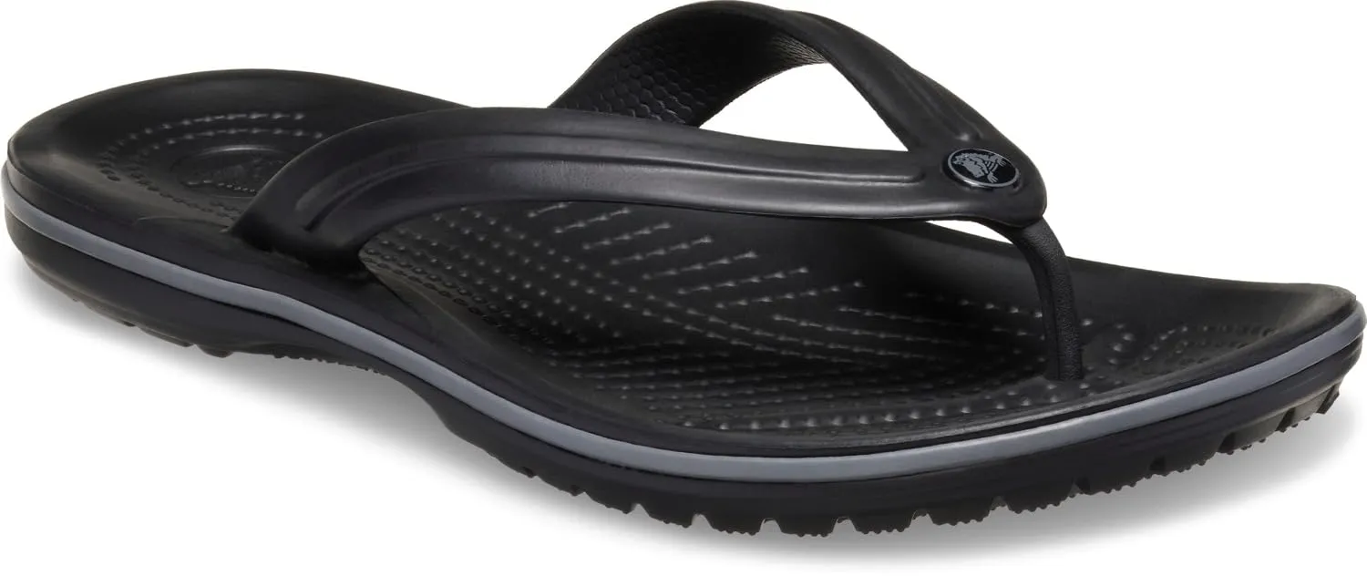 Crocs Crocband Flip Unisex Adult Flip-Flops, Black Slate Grey, 37/38 EU - immagine 2
