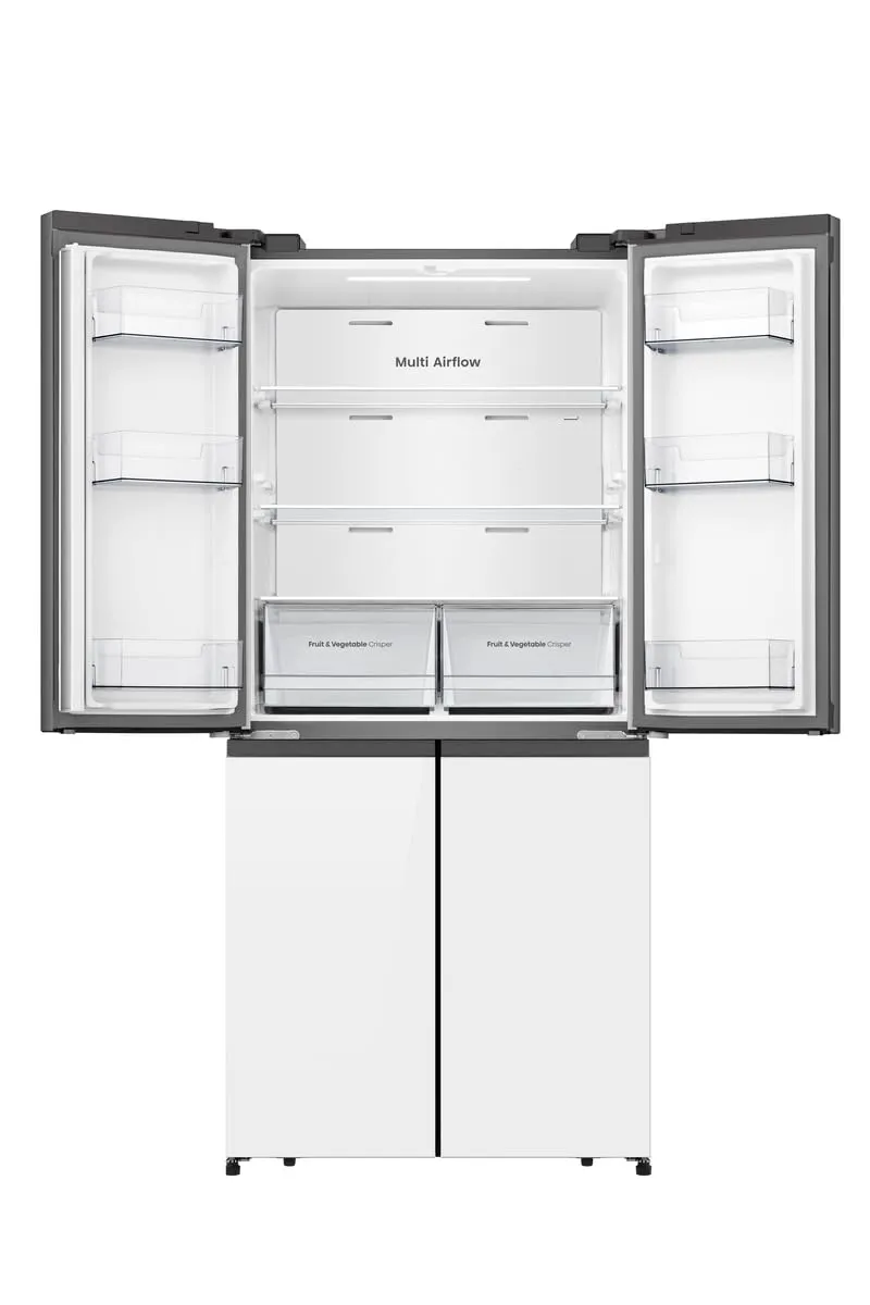 Hisense RQ5P470SETE Frigorifero Americano Quattro Porte Classe E Vetro Bianco Total No Frost WiFi Metal Cooling Zona Convertibile Dispenser Acqua Motore Inverter - immagine 12