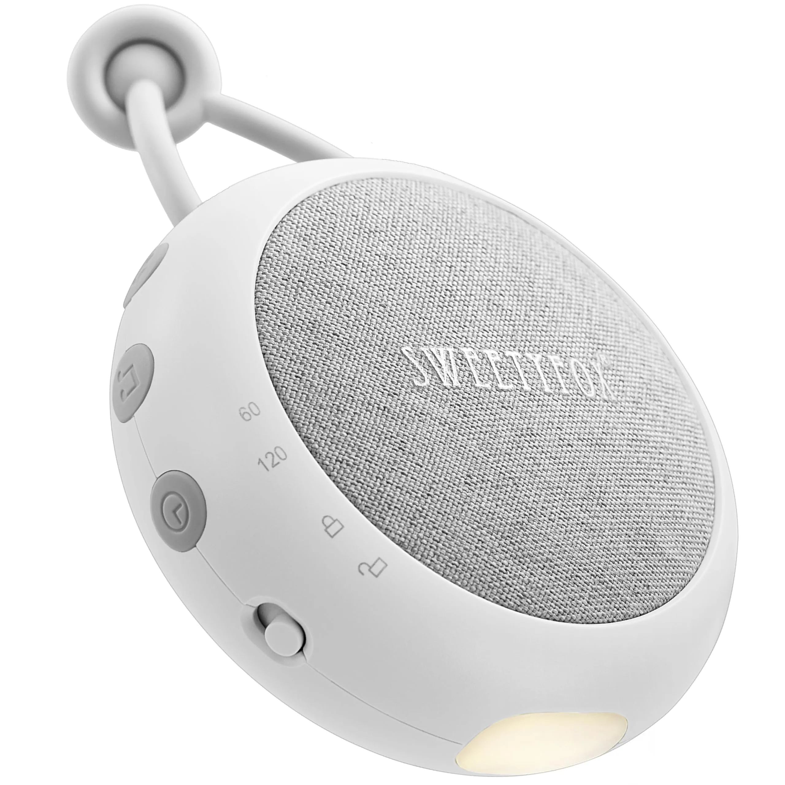Sweety Fox Macchina Rumore Bianco Neonato con Luce Notturna, Bianco - immagine 1