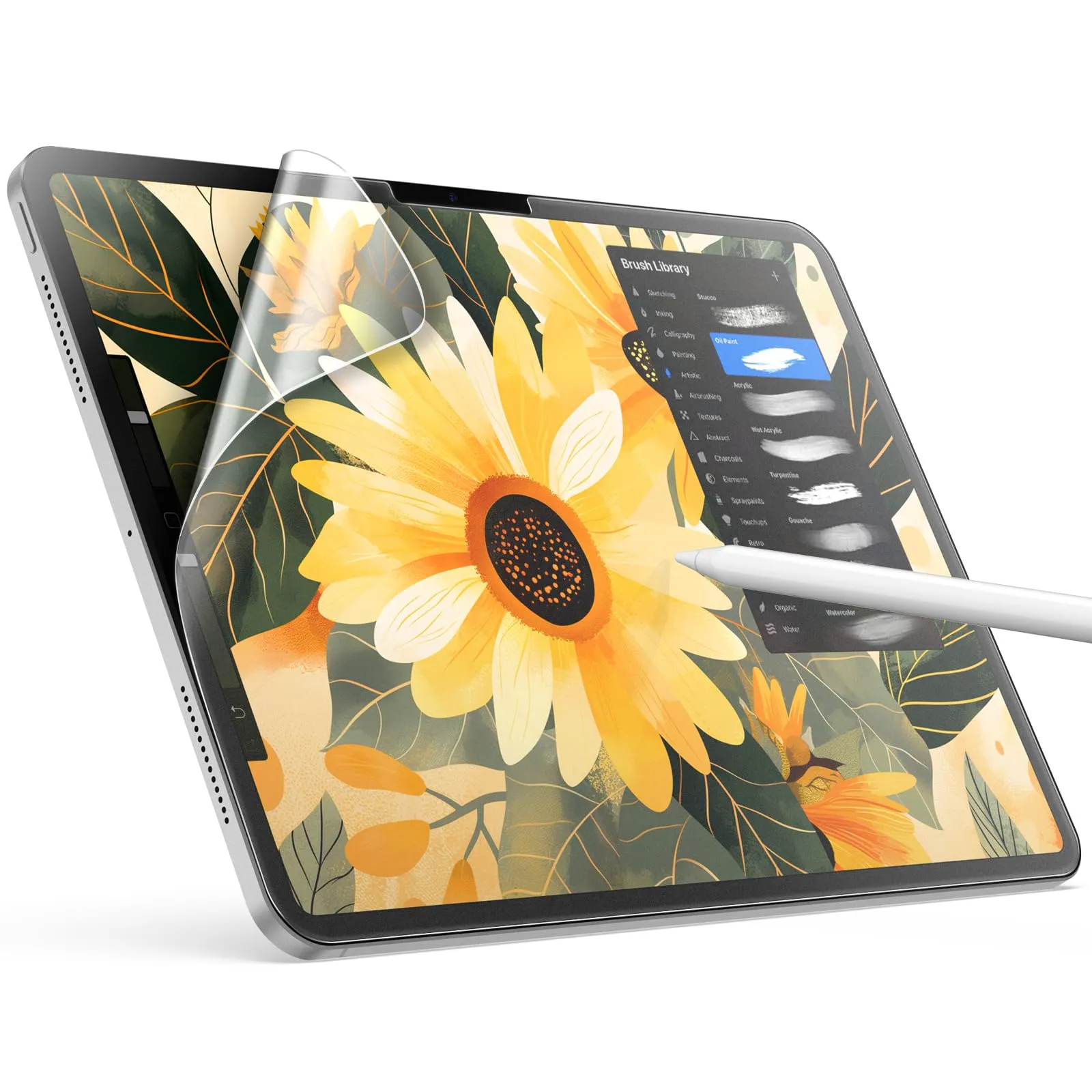 JETech Pellicola Protettiva Effetto Carta Opaca per iPad Pro 11" M5/M4 - immagine 1