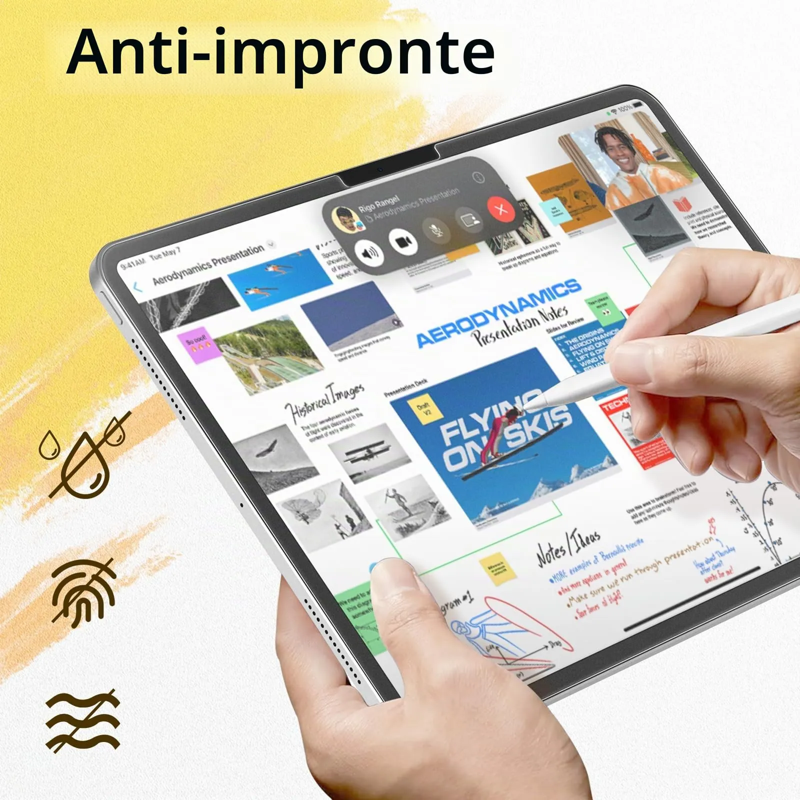 JETech Pellicola Protettiva Effetto Carta Opaca per iPad Pro 11" M5/M4 - immagine 6