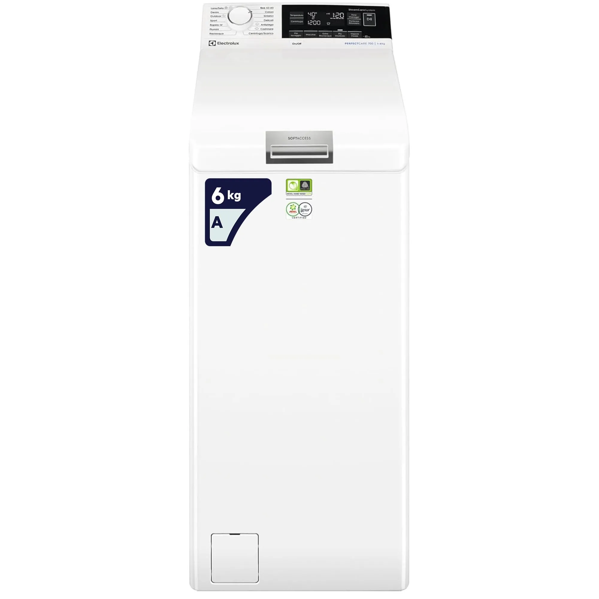 Electrolux Lavatrice Carica dall'Alto 6 kg Classe A EW7T336A Bianco - immagine 1