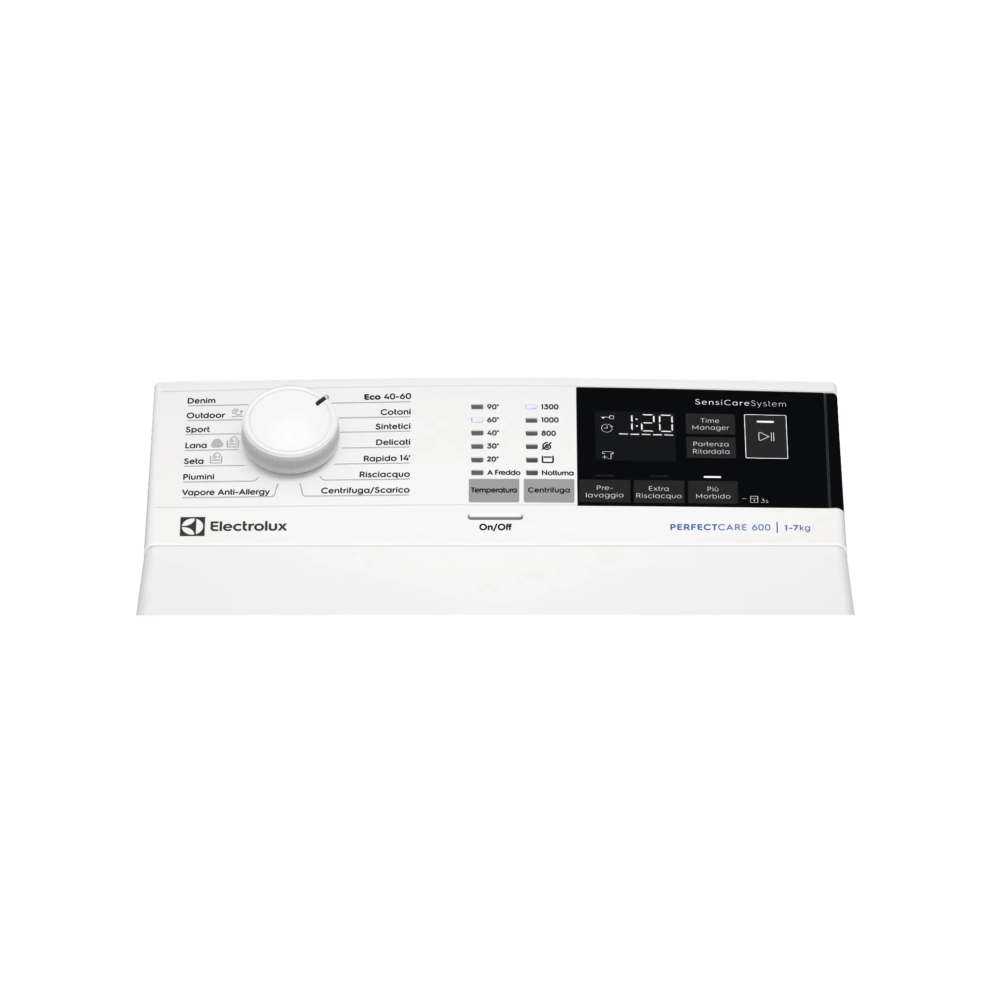 Electrolux 600 Lavatrice a Carica Dall'alto 7 kg EW6T437A Classe A, Bianco - immagine 2