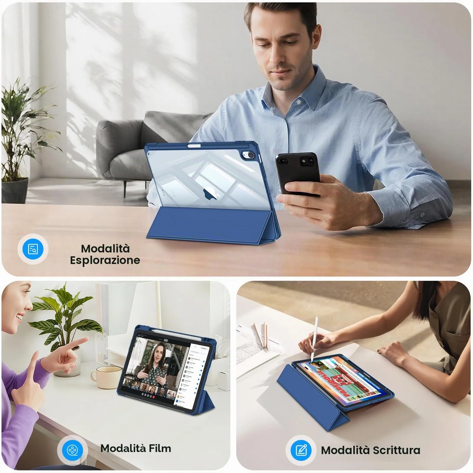 FINTIE Cover for iPad Air 11" (M4/M3/M2 2024-2026) and iPad Air 5th & 4th Gen 10.9" - immagine 3