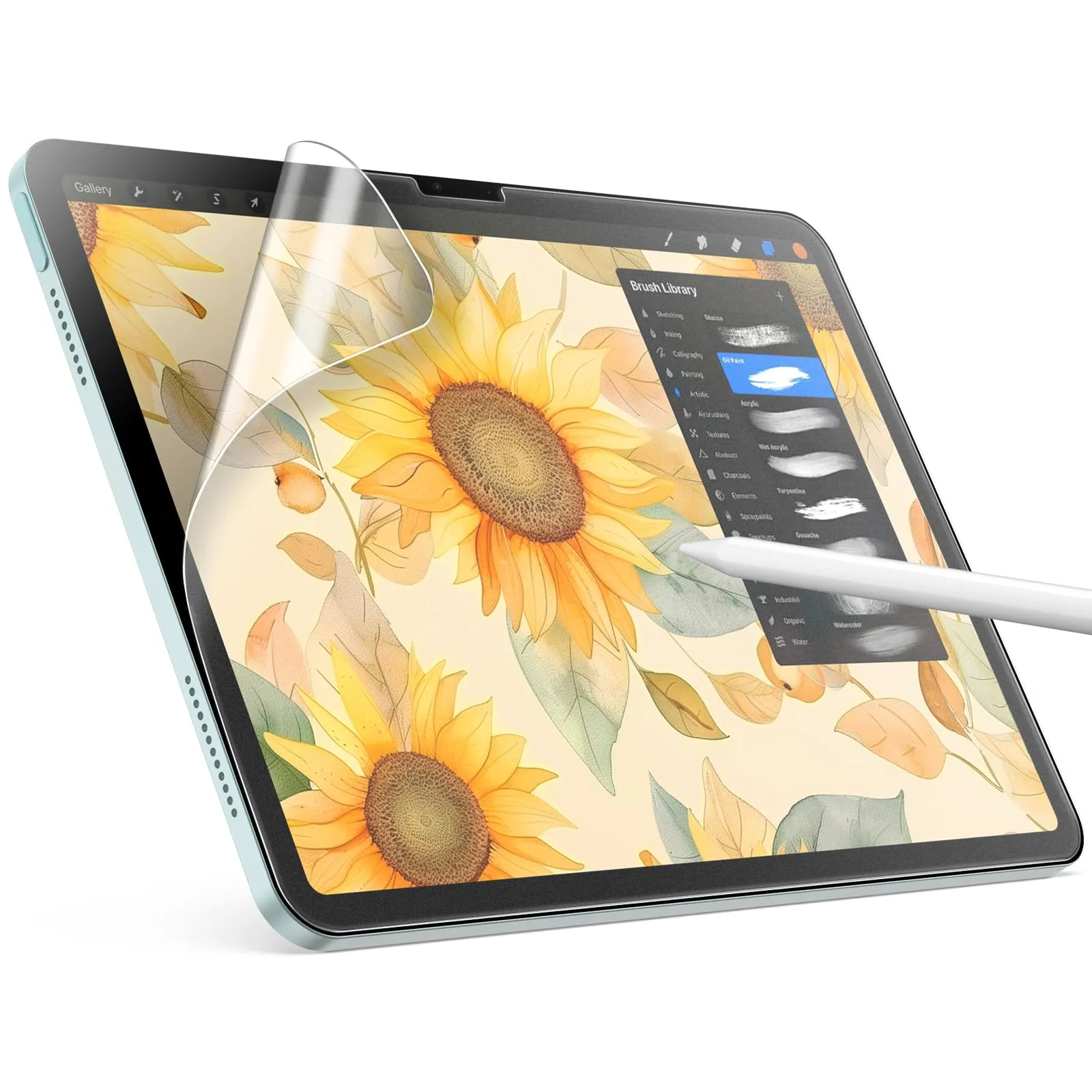 JETech Pellicola Protettiva Effetto Carta Opaca per iPad Air 11" M4/M3/M2 - immagine 1