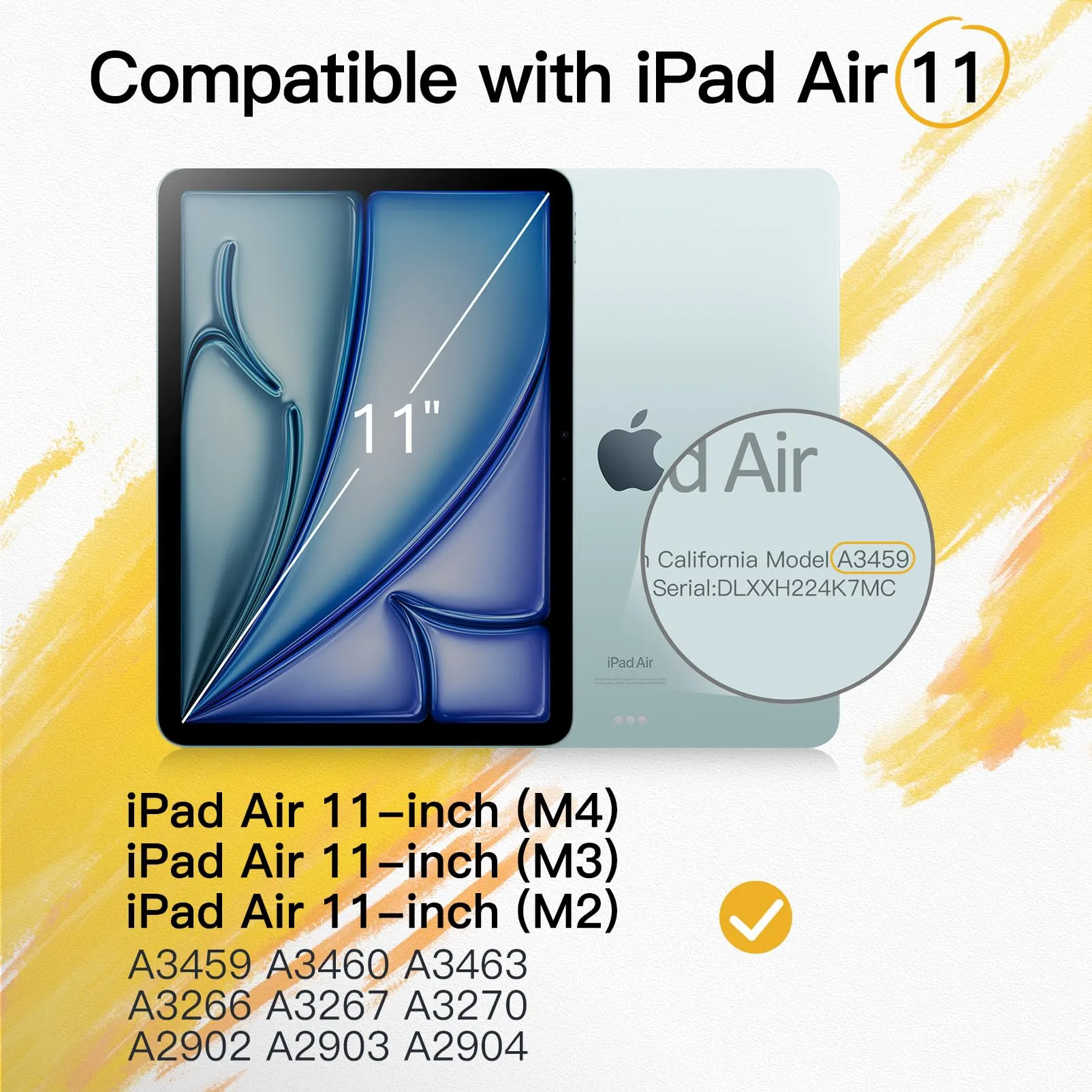 JETech Pellicola Protettiva Effetto Carta Opaca per iPad Air 11" M4/M3/M2 - immagine 2