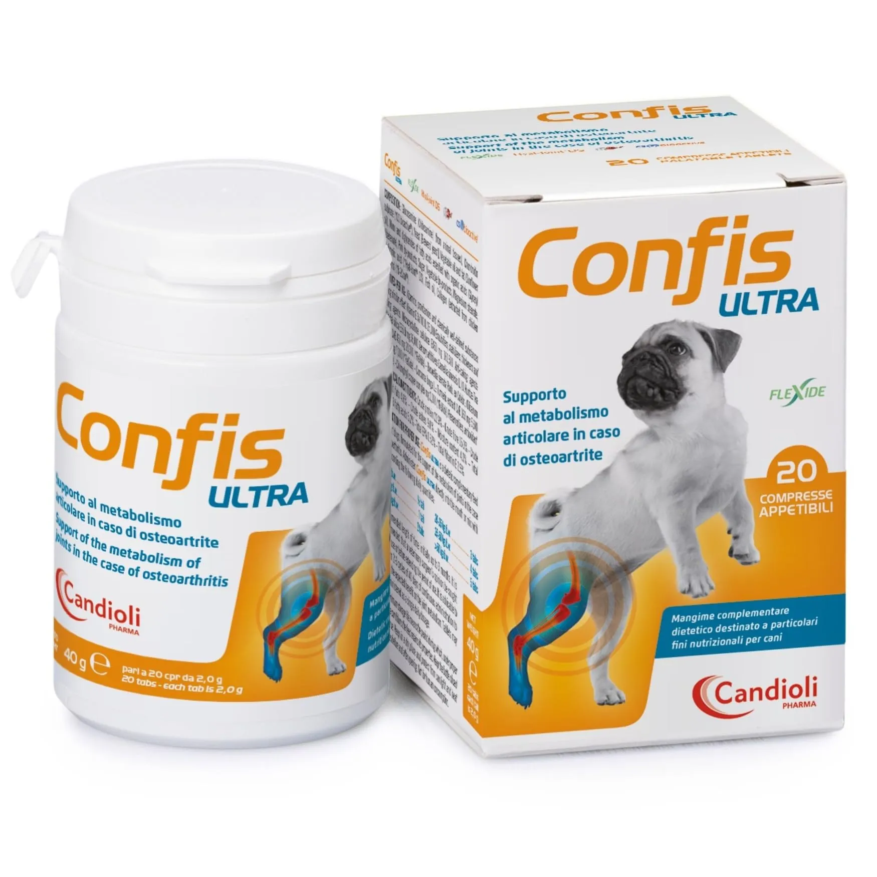 Candioli Confis Ultra per Articolazioni Cane, 20 Compresse - immagine 1