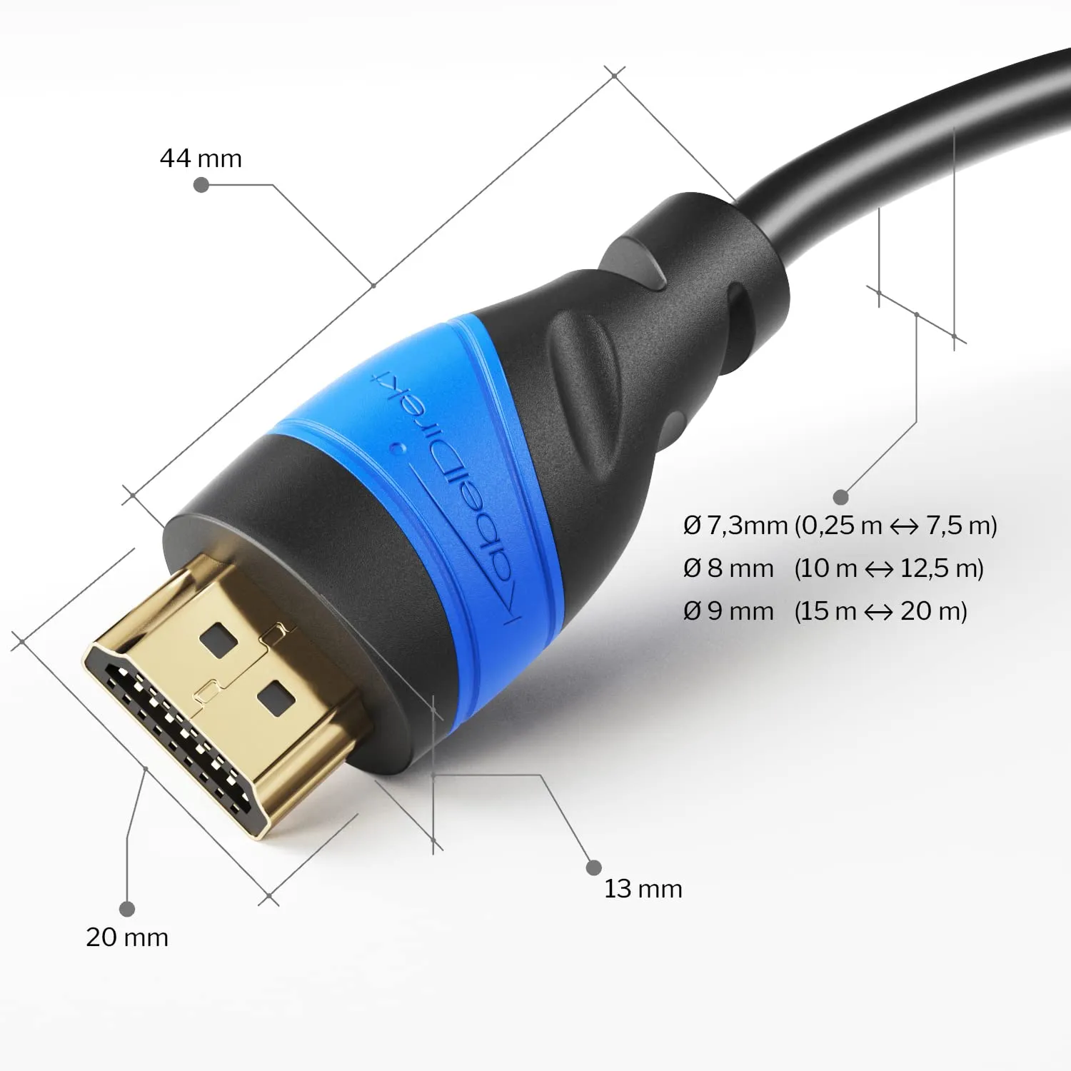 KabelDirekt Cavo di prolunga HDMI 5m - immagine 4