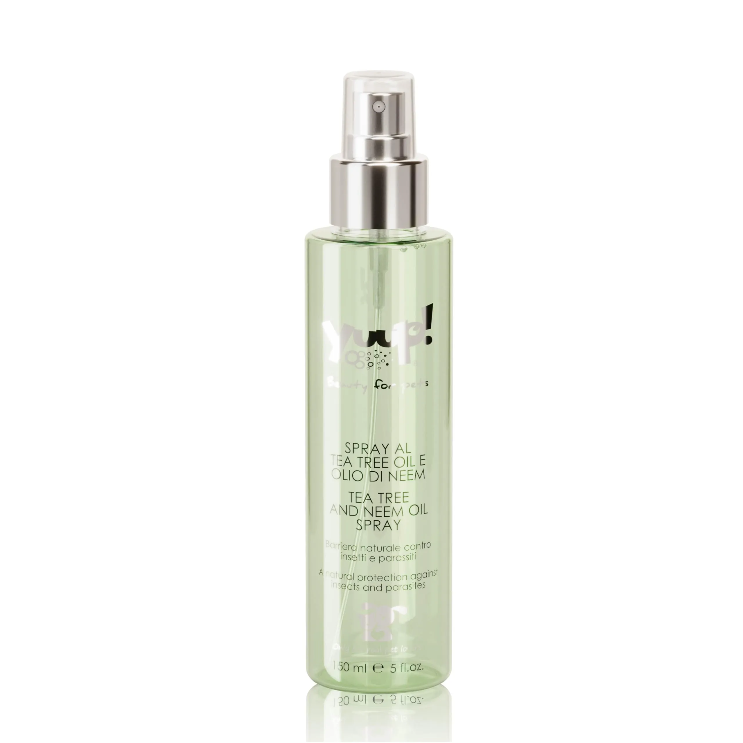 Yuup Spray al Tea Tree Oil e Olio di Neem per cani e gatti, 150 ml - immagine 1
