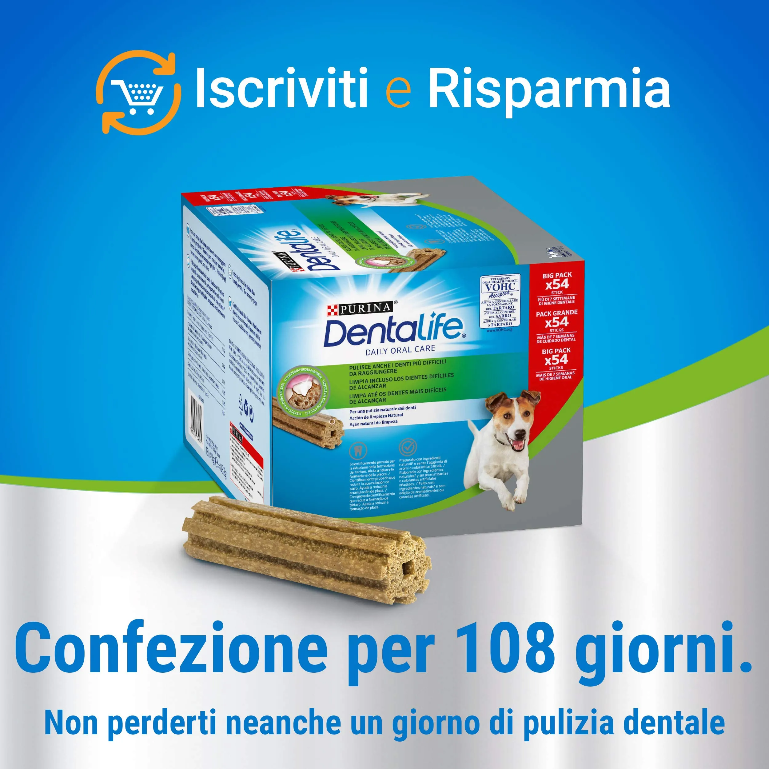 Purina Dentalife Daily Oral Care Snack per Cani Sticks Dentali, 2 Confezioni - immagine 6