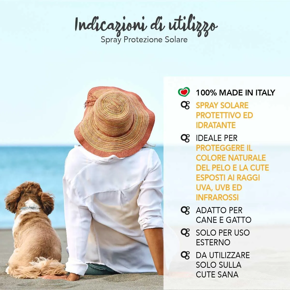Yuup Spray protezione solare per cani e gatti, 150 ml - immagine 4