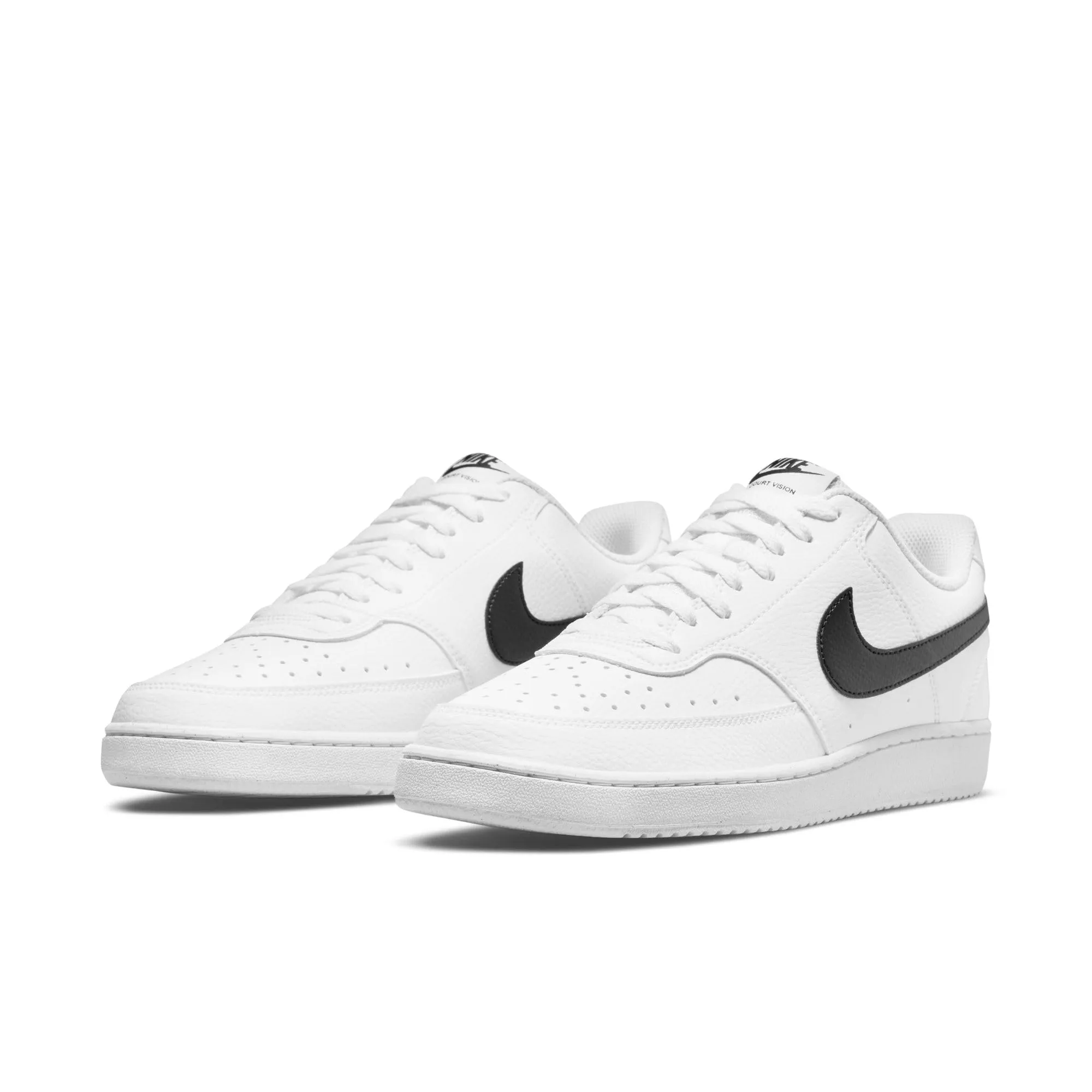 Nike Court Vision Low Basketball Shoe - Bianco Nero - 5 UK - immagine 5