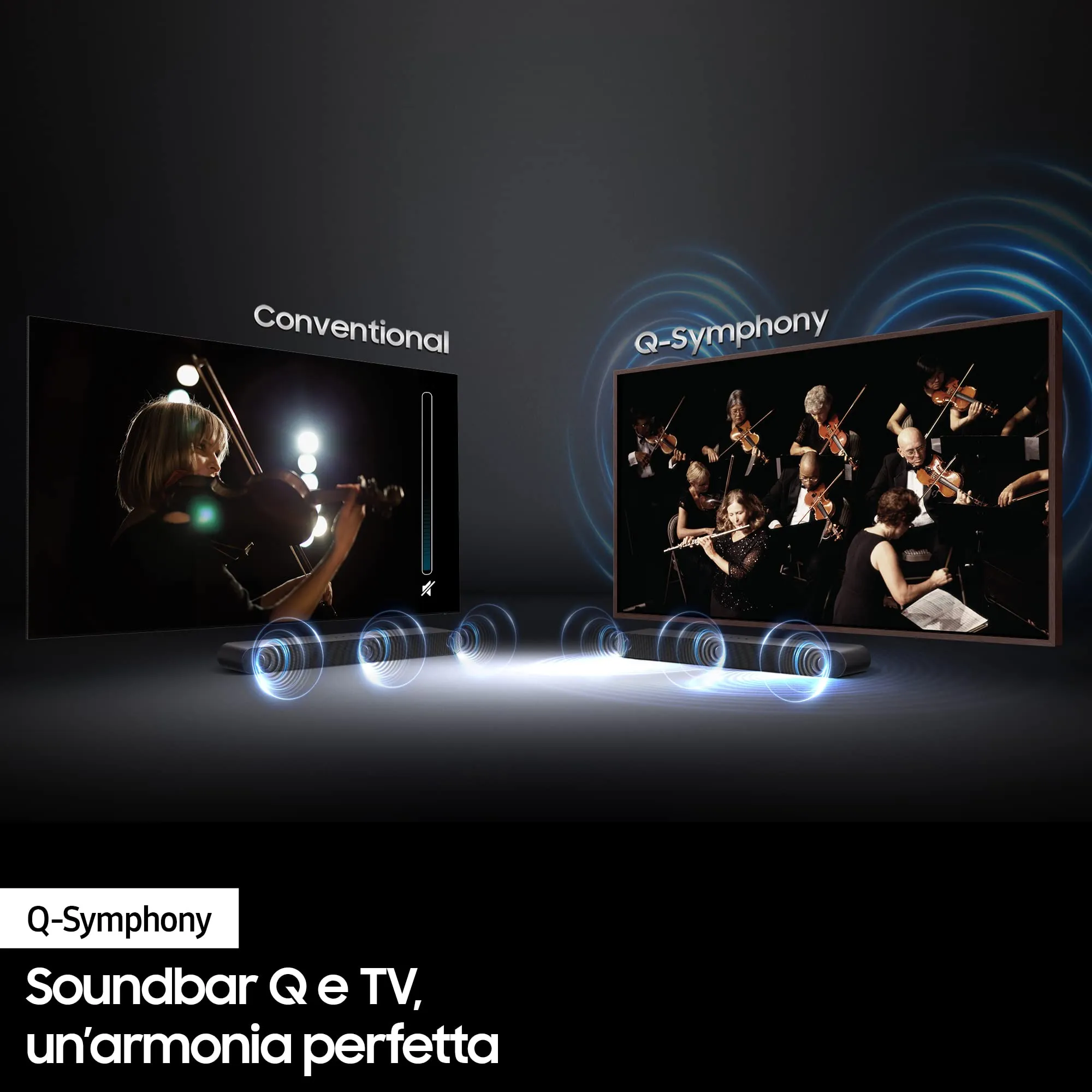 Samsung Soundbar HW-S50B/ZF, 5 Canali 140W, Audio 3D Wireless, Nero - immagine 6