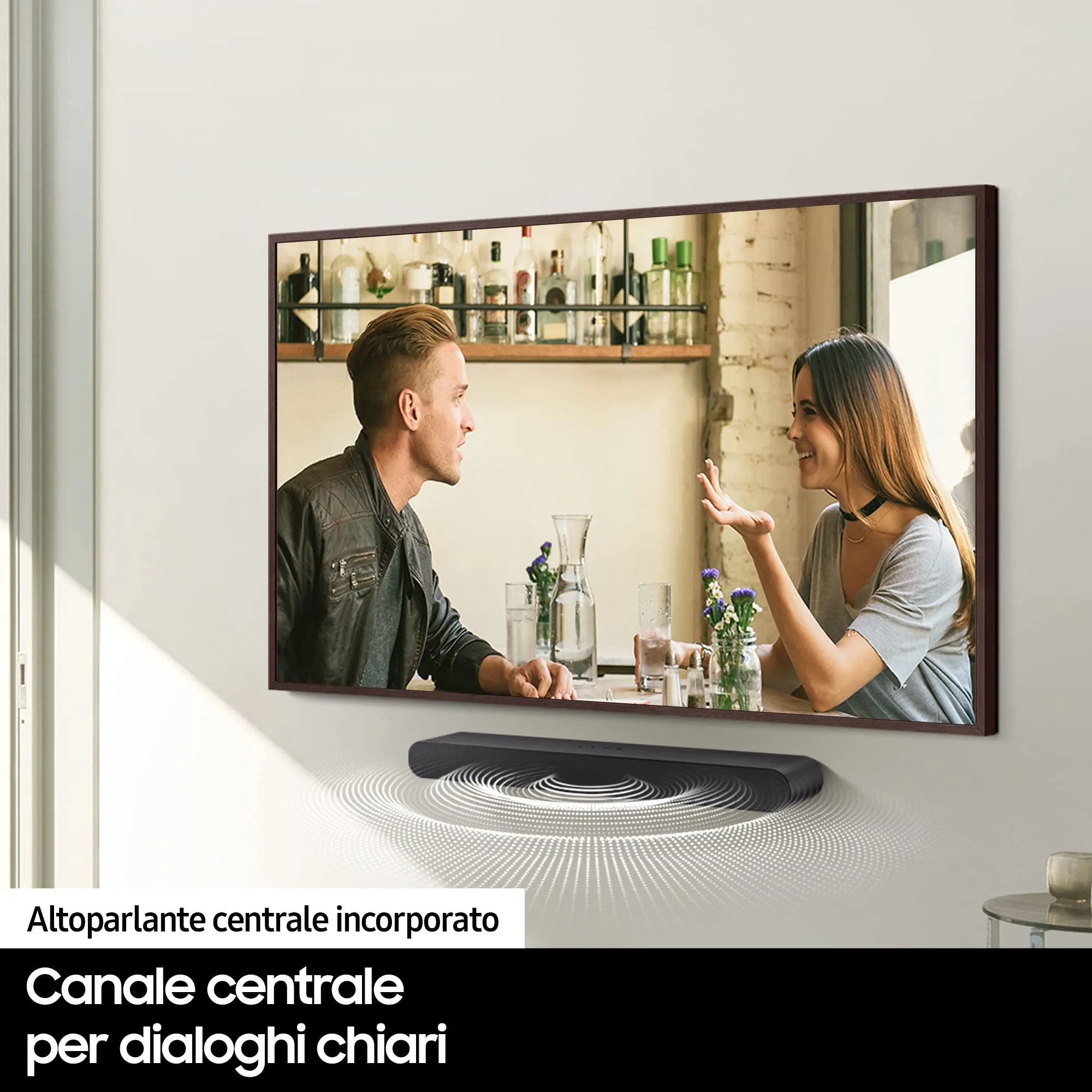 Samsung Soundbar HW-S50B/ZF, 5 Canali 140W, Audio 3D Wireless, Nero - immagine 7