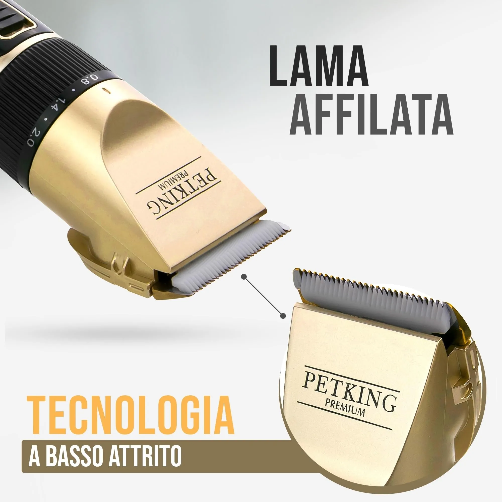 PetKing Premium Tosatrice Cani Senza Fili Silenziosa Kit Toelettatura - immagine 2