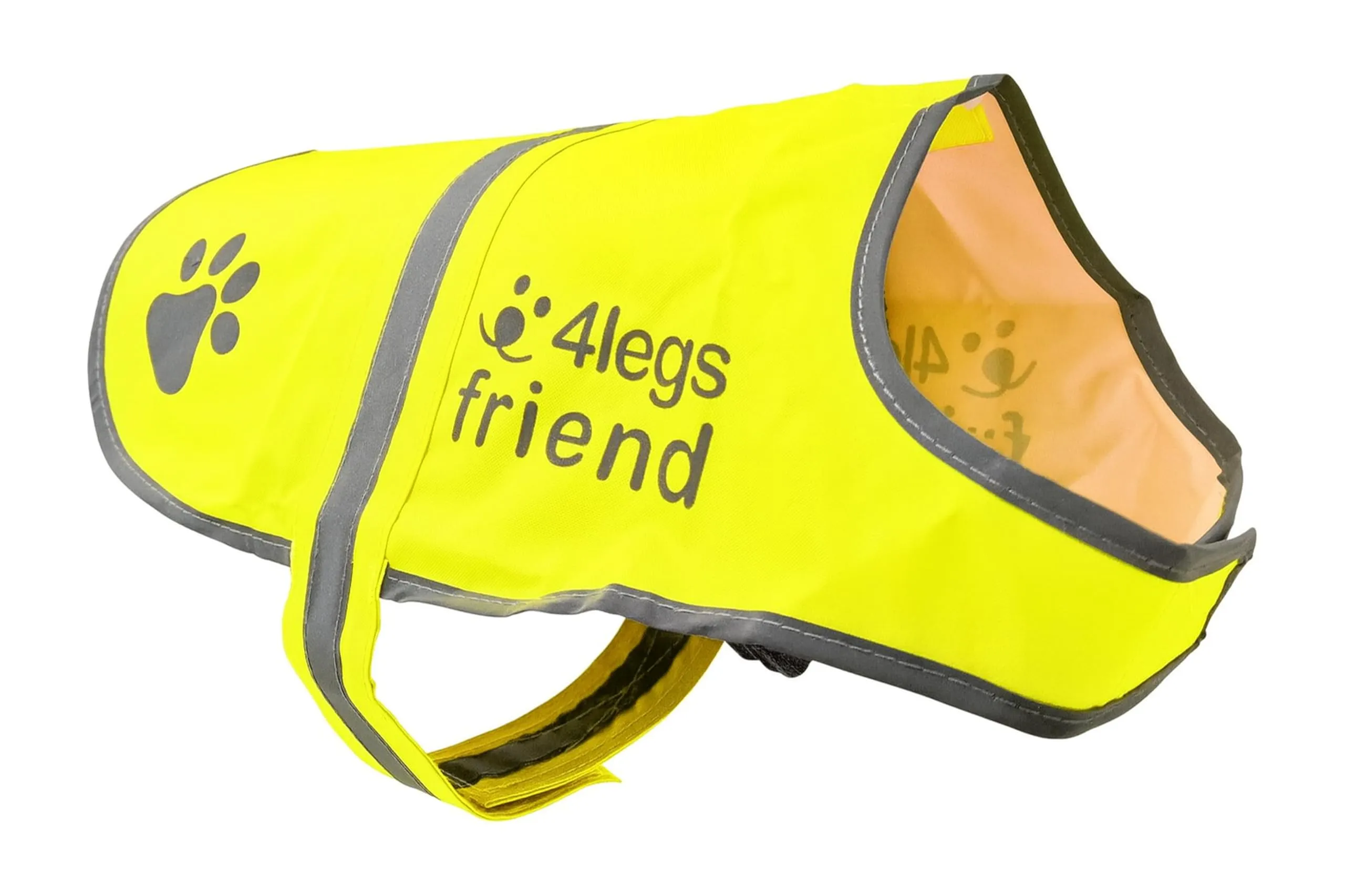 4LegsFriend Gilet riflettente per cane, Extra Small, Giallo - immagine 1