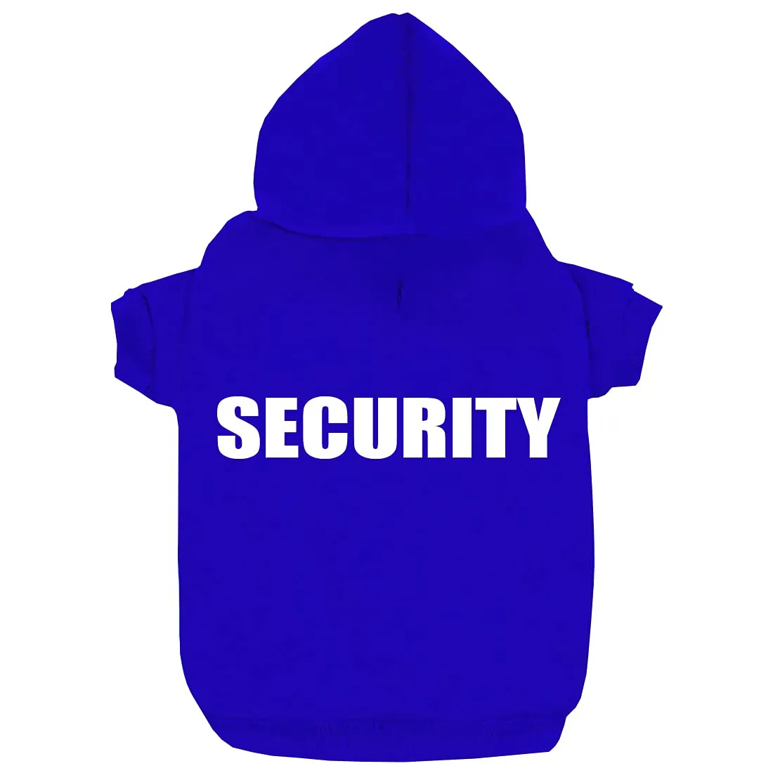 Izefia Felpa con Cappuccio Security per Cani in Cotone, Blu, Taglia M - immagine 8