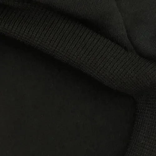 Izefia Felpa con Cappuccio Security per Cani, Cotone, Nero, XXXL - immagine 4