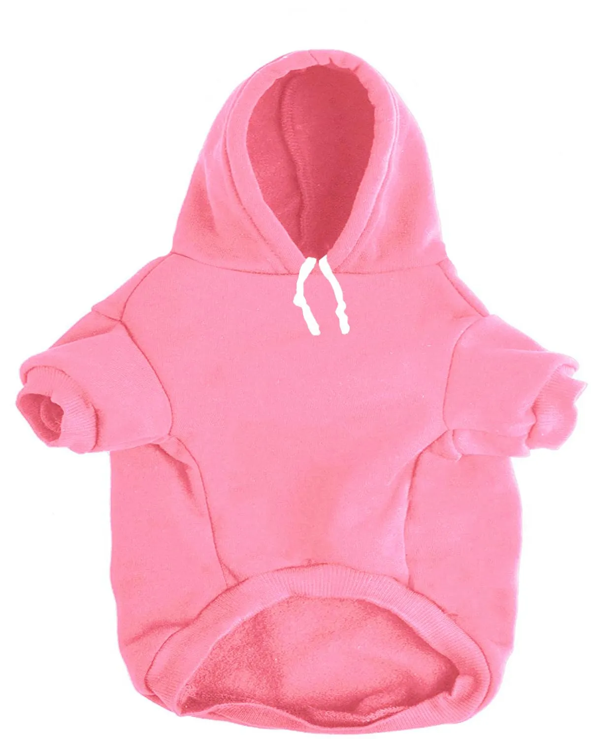 Izefia Felpa con Cappuccio per Cani Stampa Security in Cotone, Rosa, XXL - immagine 3