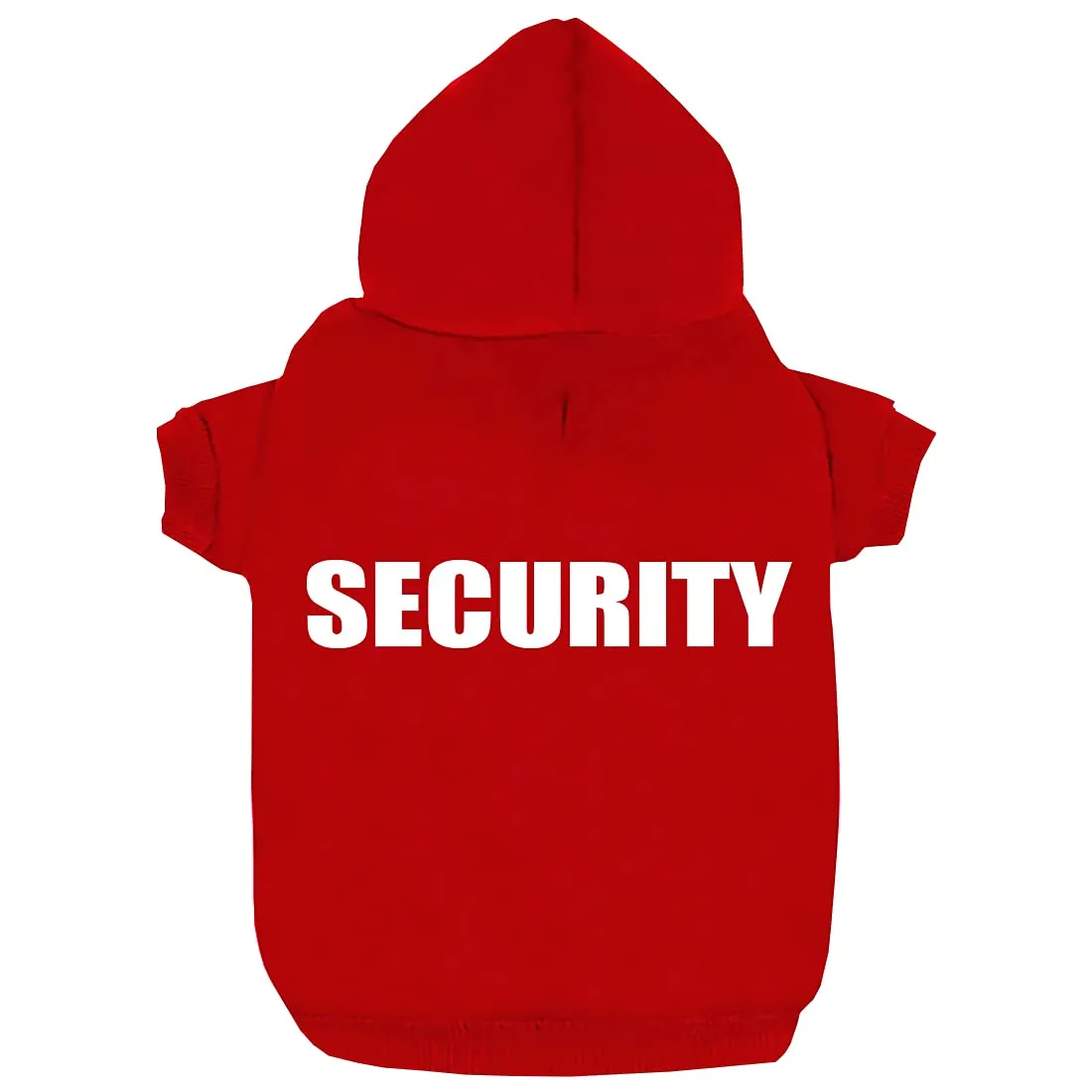 Izefia Felpa con Cappuccio Security per Cani in Cotone, Rosso, Taglia M - immagine 7