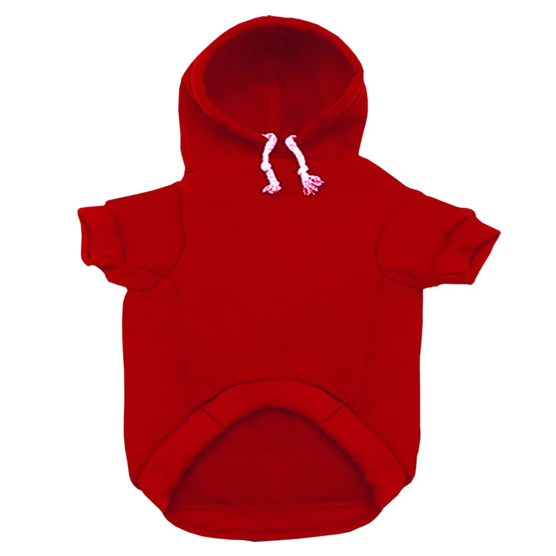 Izefia Felpa con Cappuccio Security per Cani in Cotone, Rosso, 5XL - immagine 3