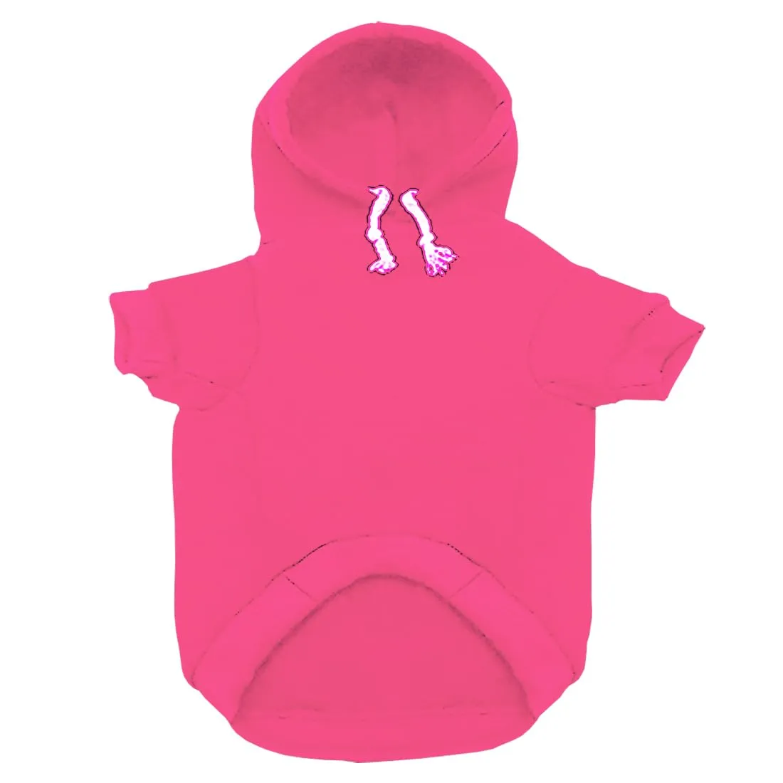 Izefia Felpa con Cappuccio Security per Cani in Cotone, Carmine, XXXL - immagine 3