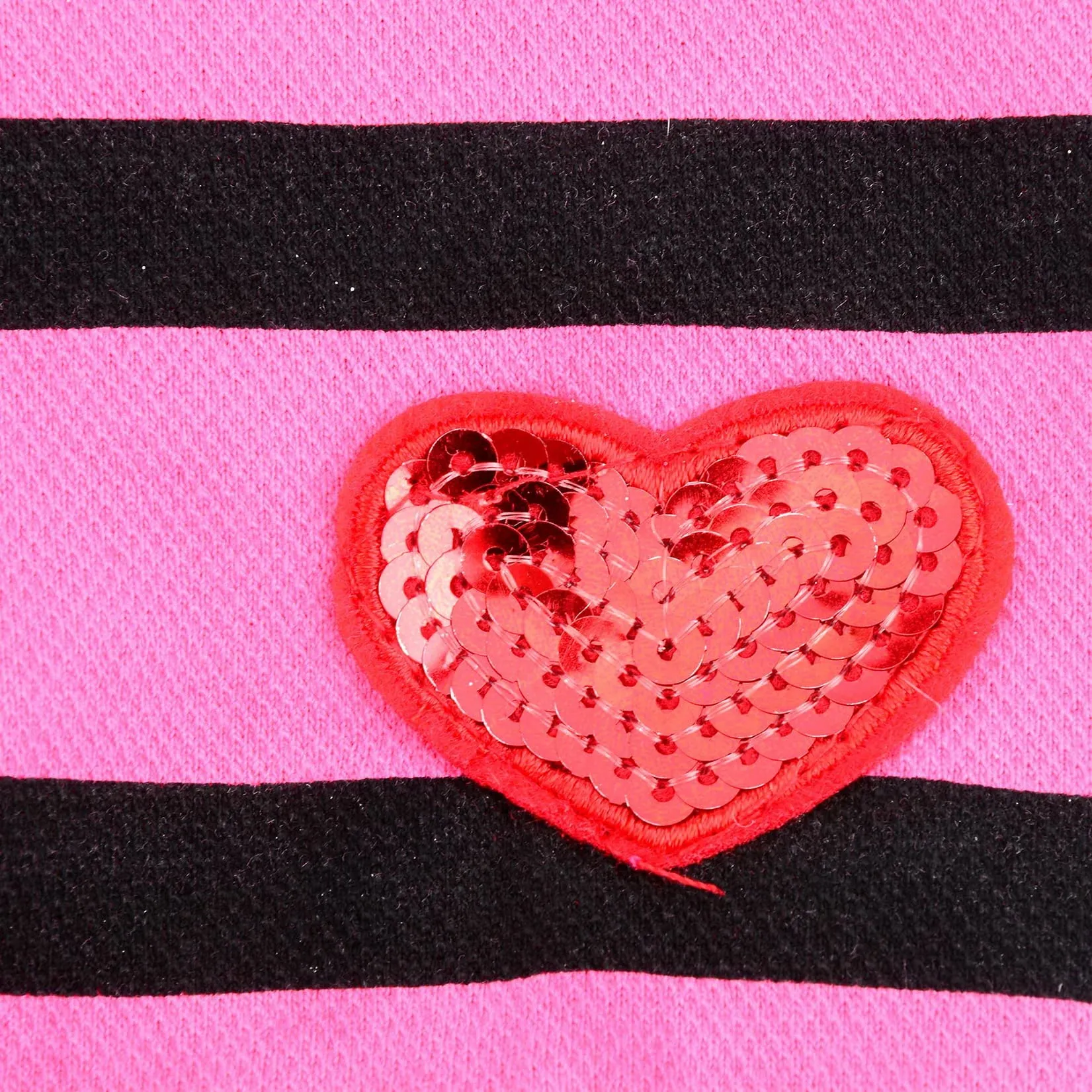 Zunea Magliette per Cani Piccola Taglia a Righe con Paillettes Cuore, Rosa, XL - immagine 5