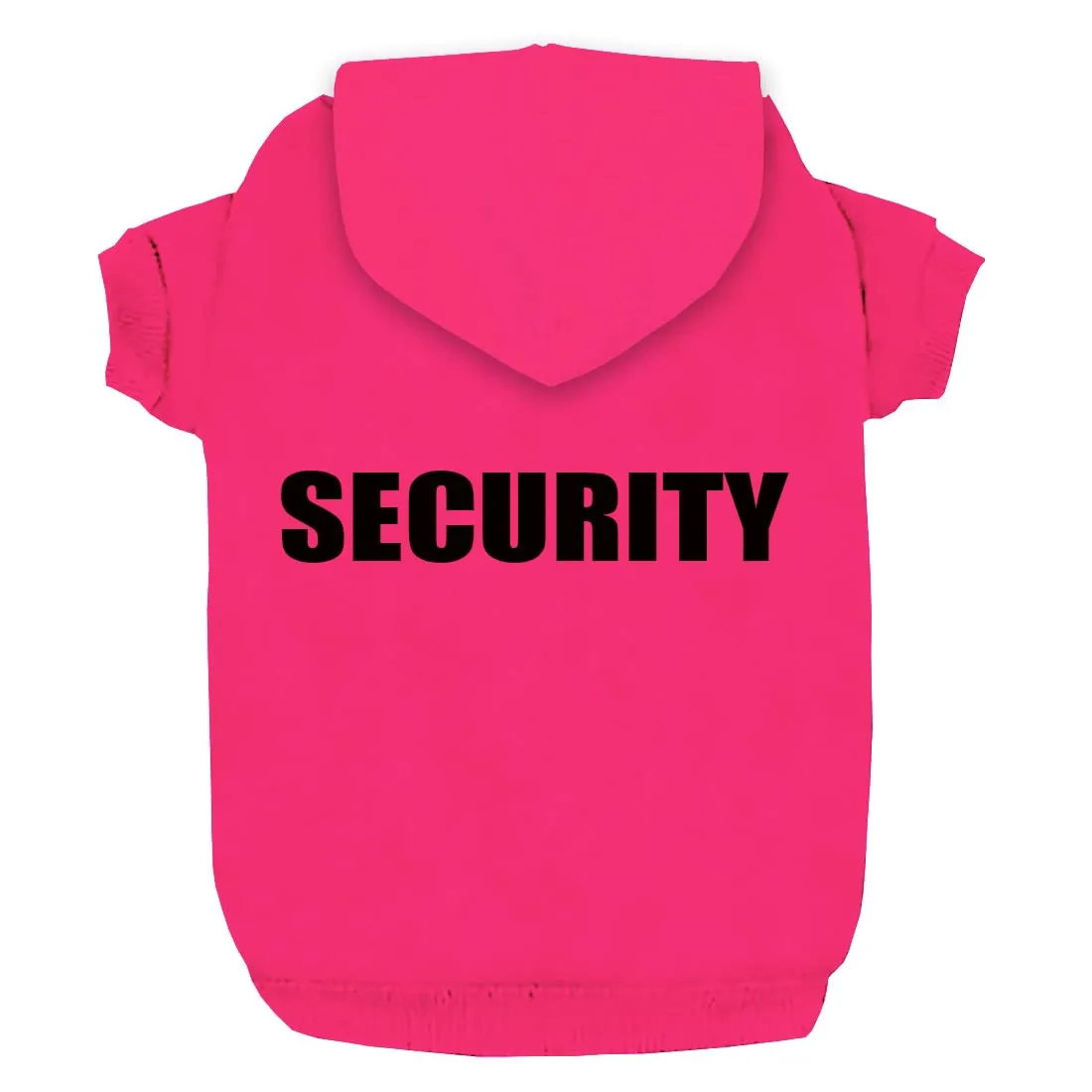 Izefia Felpa con Cappuccio Security per Cani, Cotone, Carmine, S - immagine 1
