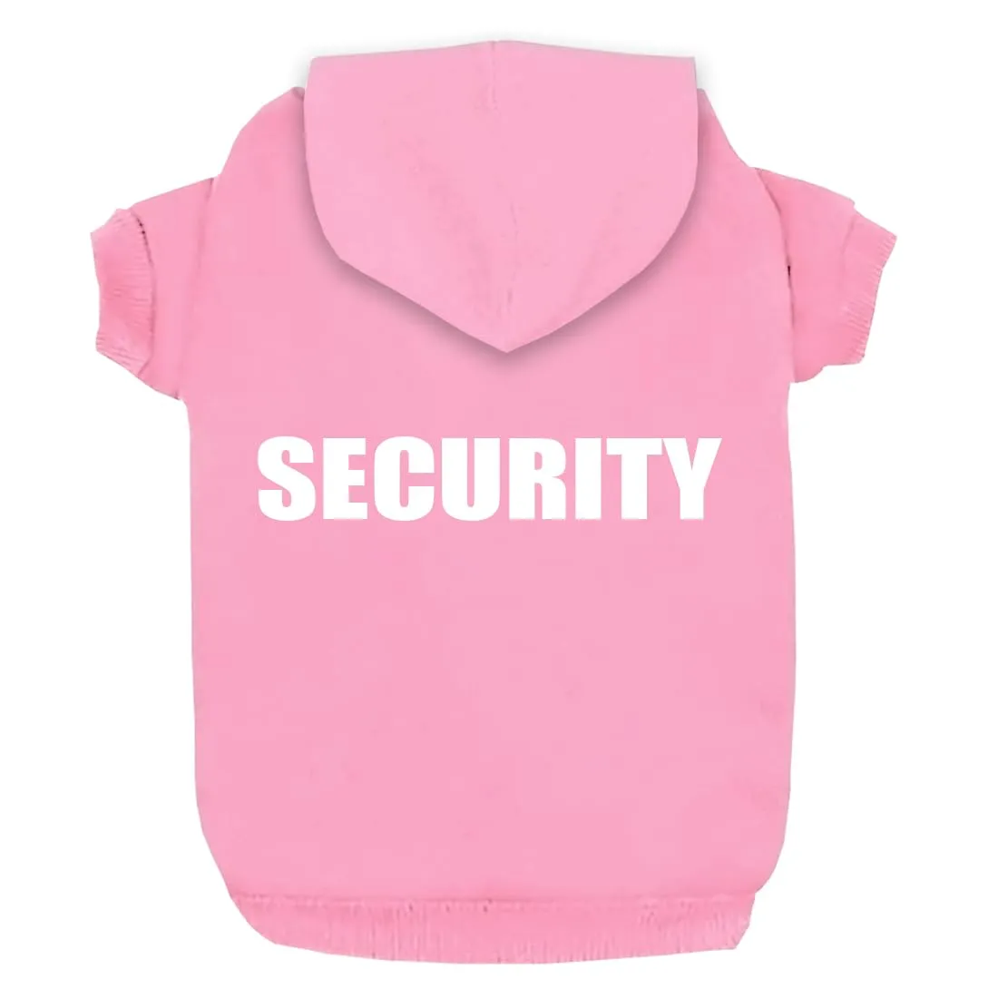 Izefia Felpa con Cappuccio Security in Cotone per Cani, Rosa, 4XL - immagine 1